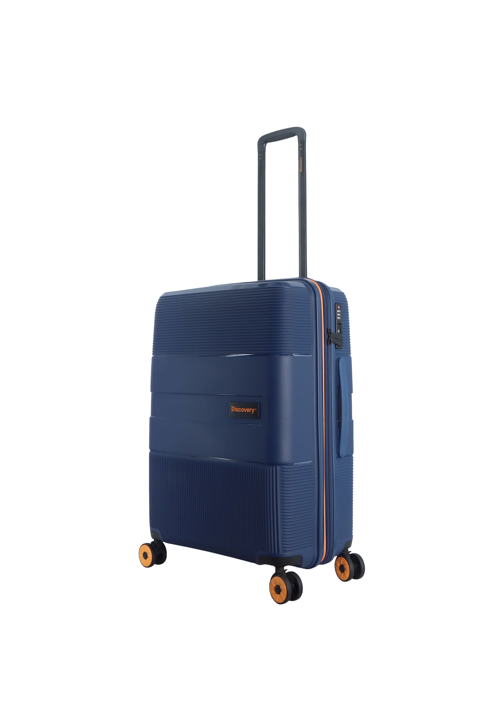 Discovery Trails Hartschalenkoffer / Trolley / Reiskoffer - (Medium) Marine Blau