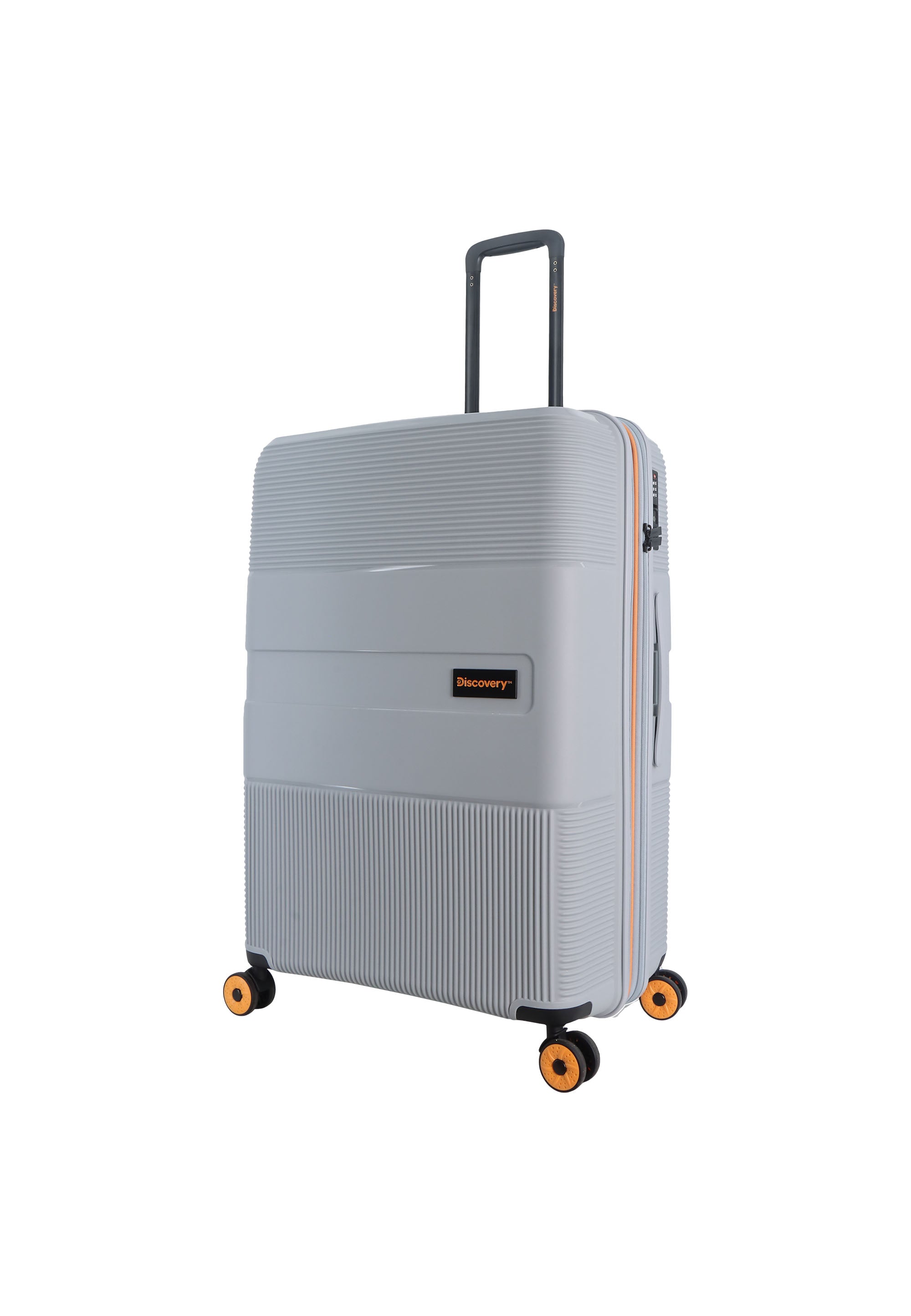 Discovery Trails Hartschalenkoffer / Trolley / Reiskoffer - (Large) Silver