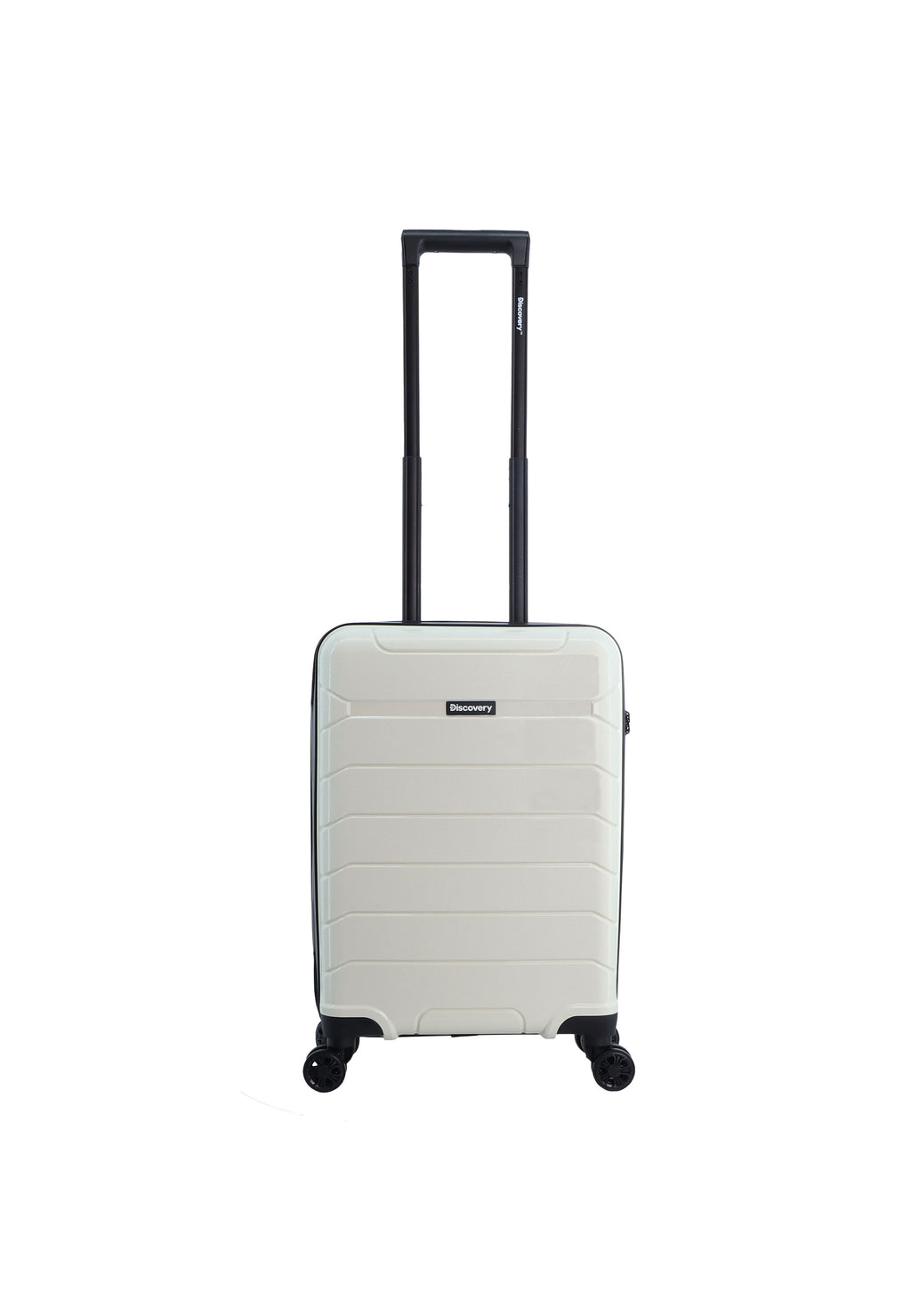 Discovery - Skyward Handgepäck Hartschalenkoffer / Trolley / Reisekoffer - 55cm - (Small) - Weiß