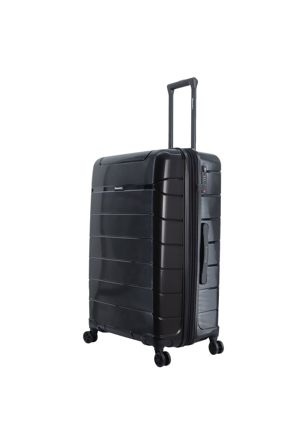 Discovery Skyward Hartschalen-Kofferset / Trolley-Set / Reisekofferset - (S/M/L) - Schwarz