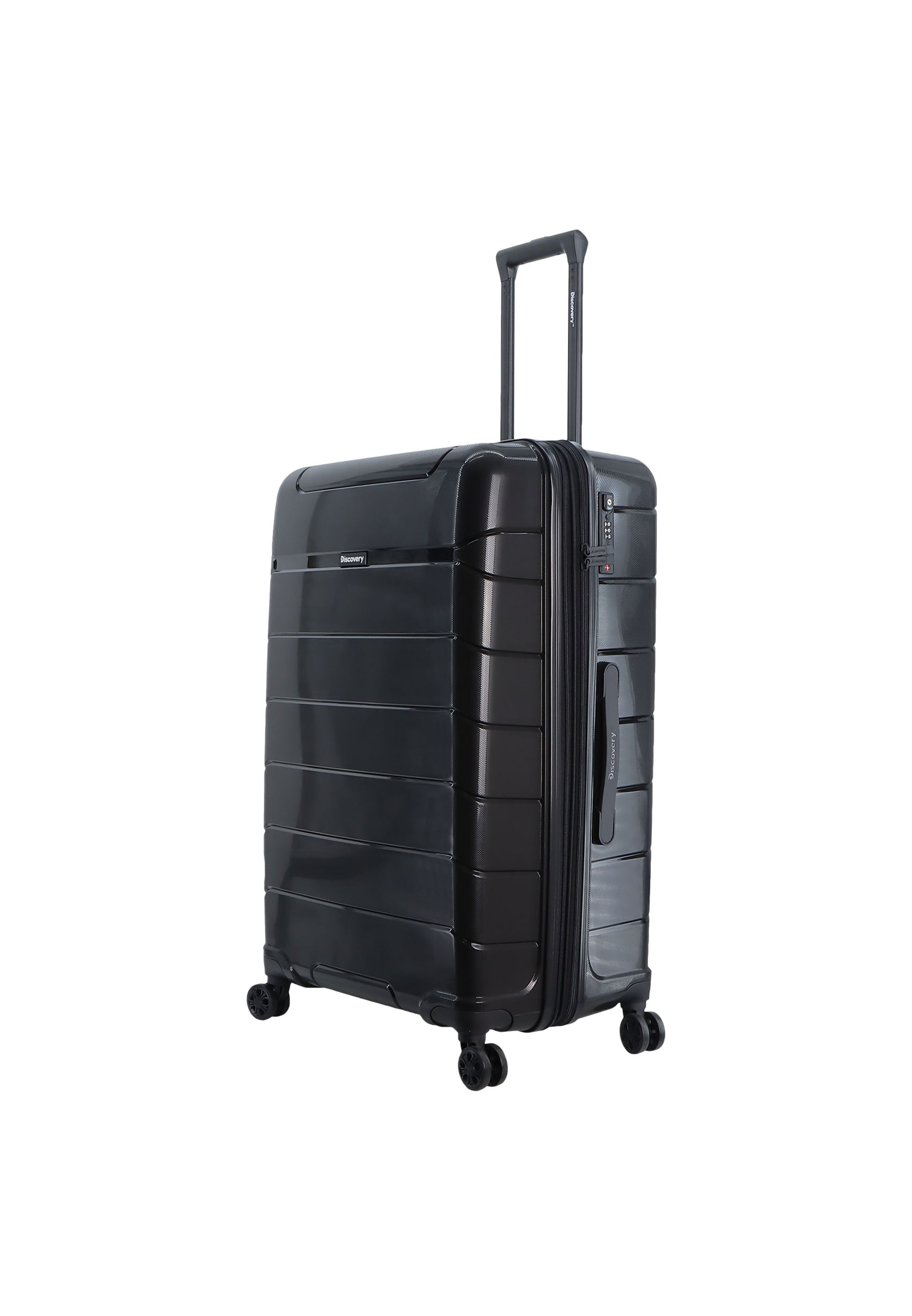 Discovery Skyward Hartschalen-Kofferset / Trolley-Set / Reisekofferset - (S/M/L) - Schwarz