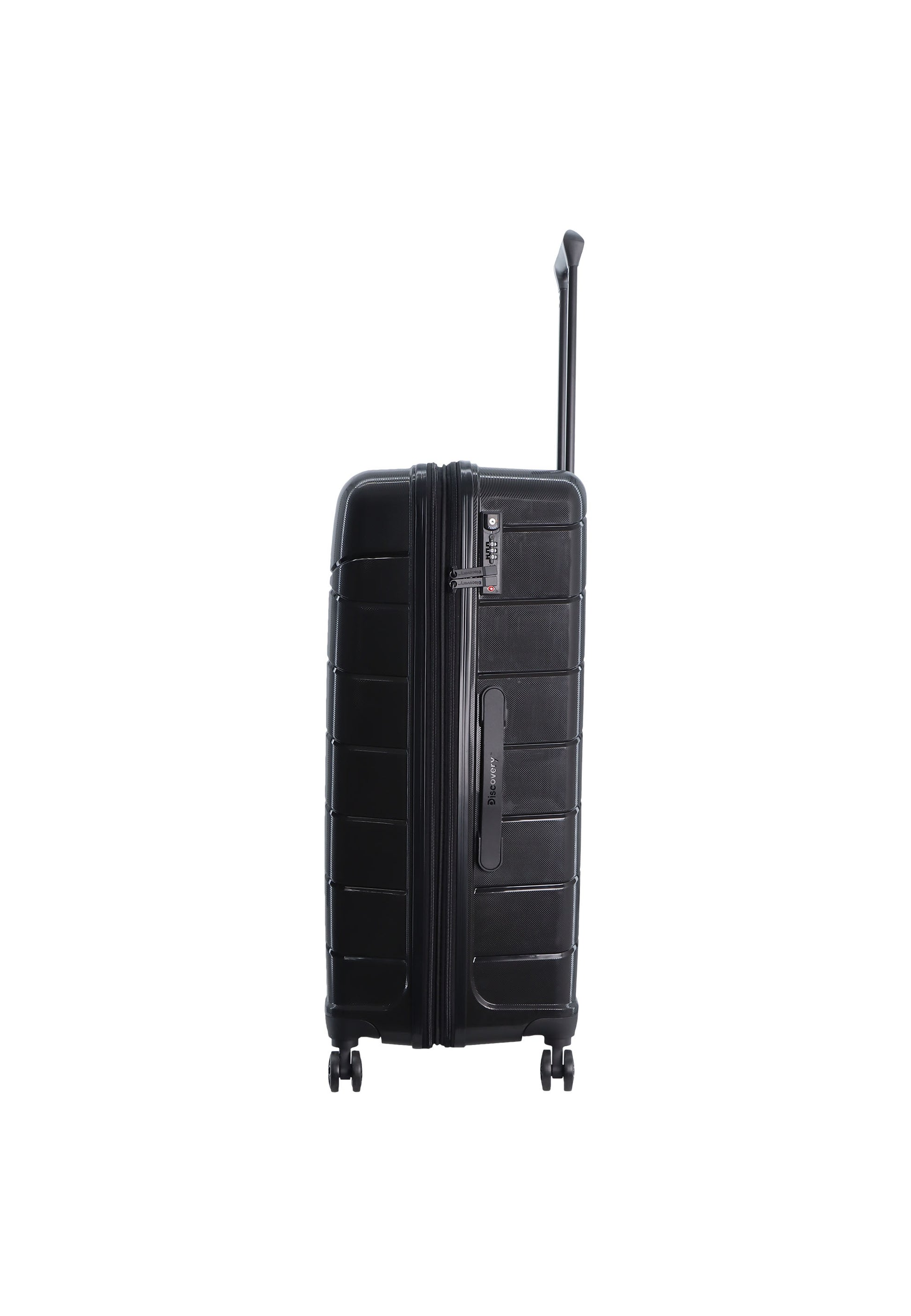 Discovery Skyward Hartschalen-Kofferset / Trolley-Set / Reisekofferset - (S/M/L) - Schwarz