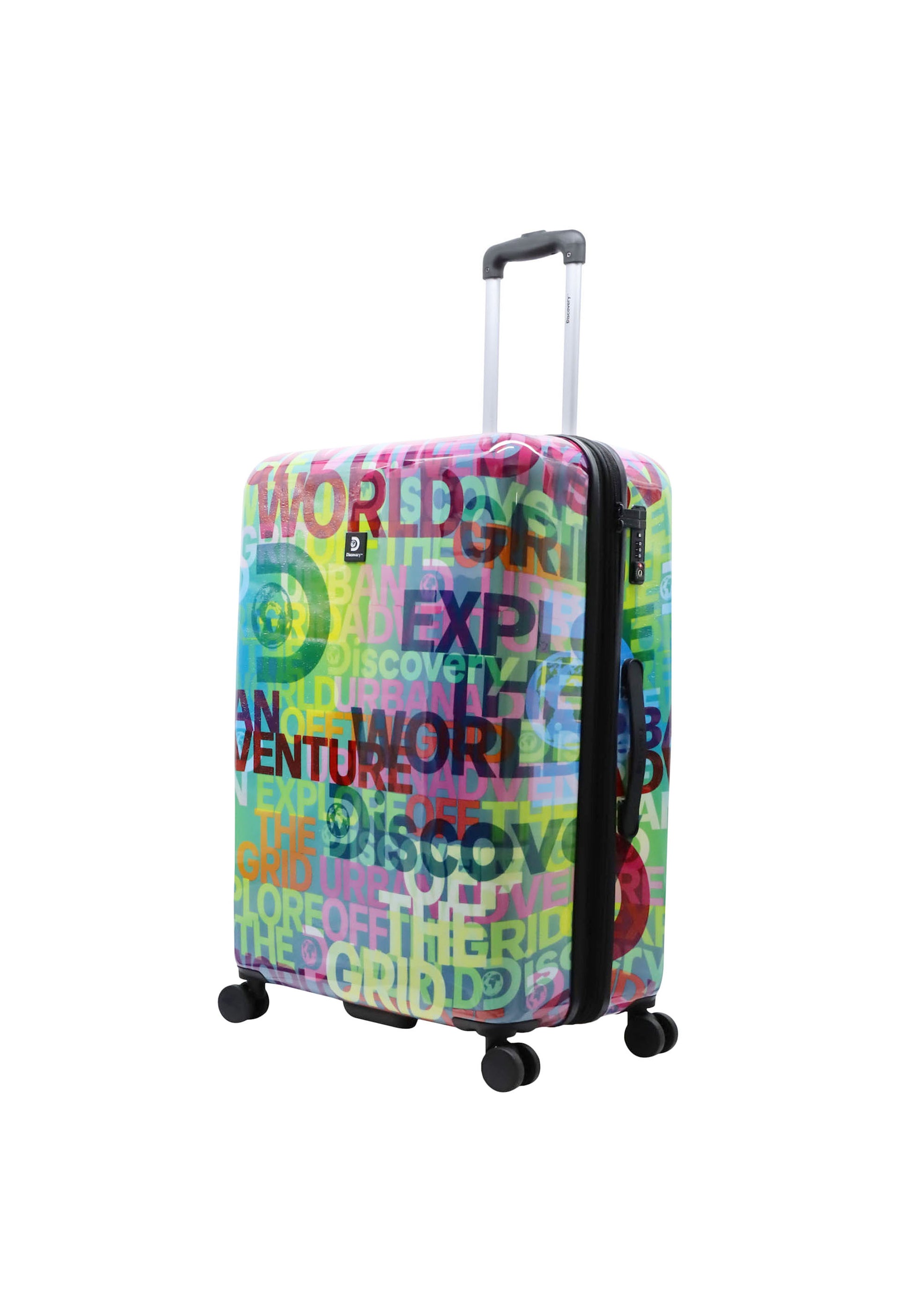 Discovery - Explore The World Hartschalenkoffer / Trolley / Reisekoffer - 77cm - (Large)
