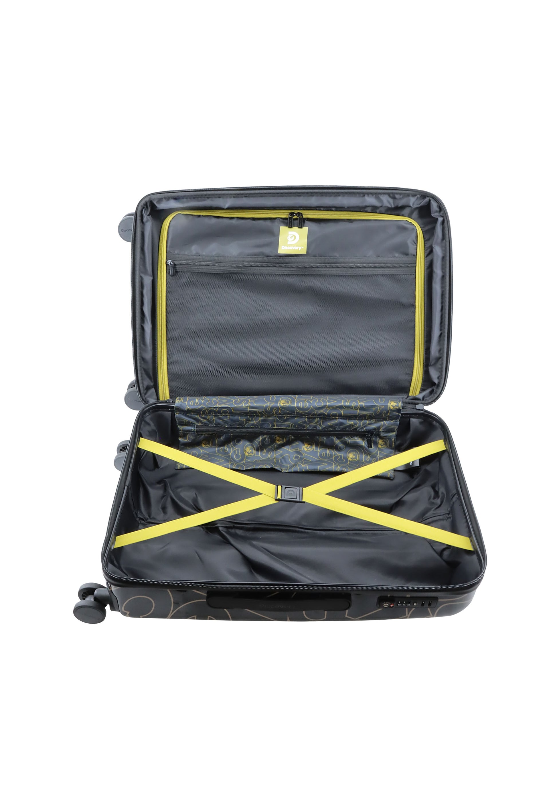 Discovery - Gold Hartschalenkoffer / Trolley / Reisekoffer - (Medium)