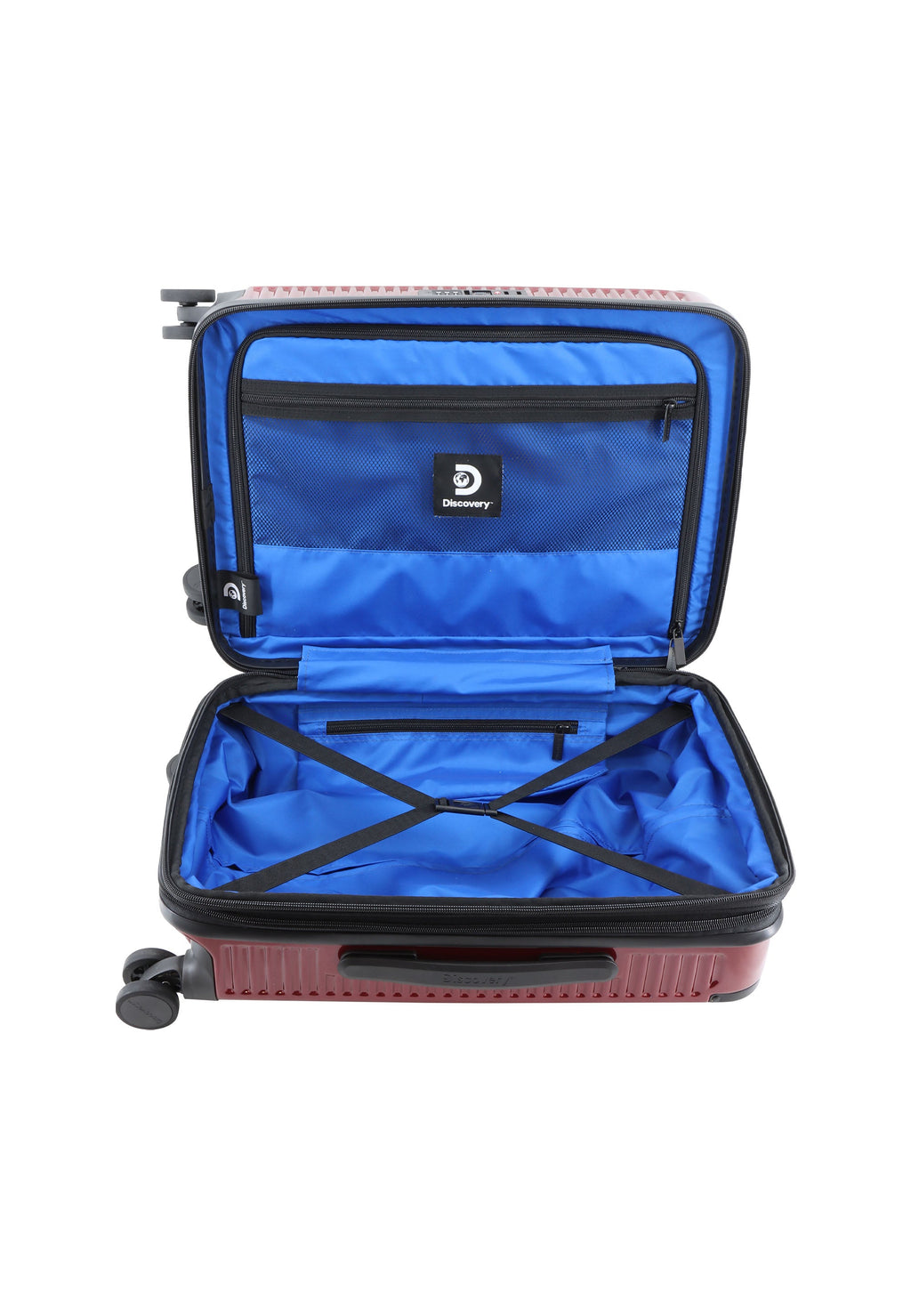 Discovery Crossroad Hartschalen-Handgepäckkoffer Small | Rot – Produktansicht 9