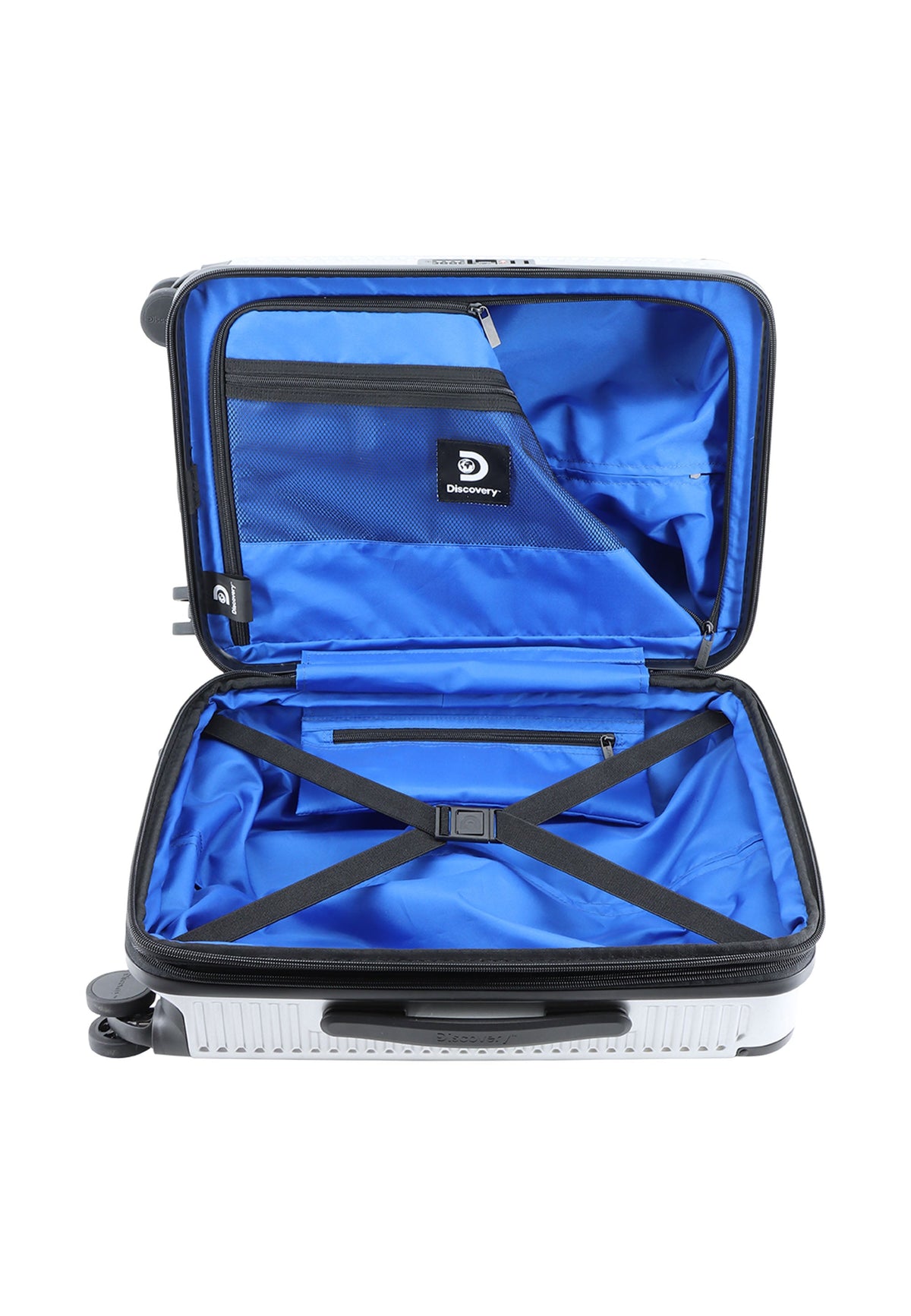Discovery Crossroad Hartschalen-Handgepäckkoffer Small | Silber – Produktansicht 9