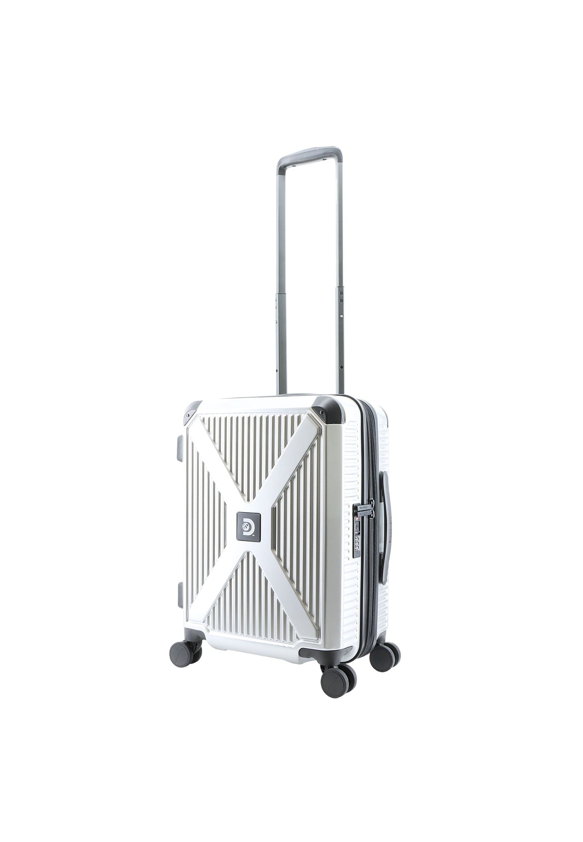 Discovery Crossroad Hartschalen-Handgepäckkoffer Small | Silber – Produktansicht 1