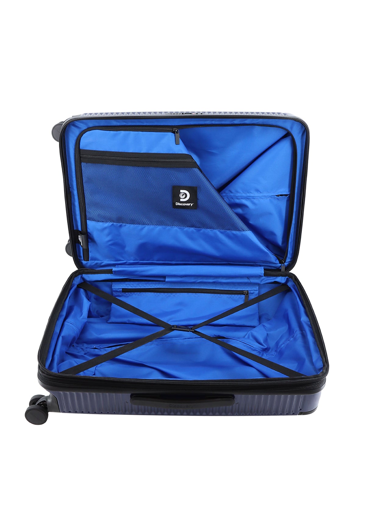 Discovery Crossroad Hartschalenkoffer / Trolley / Reisekoffer Medium | Blau – Produktansicht 10