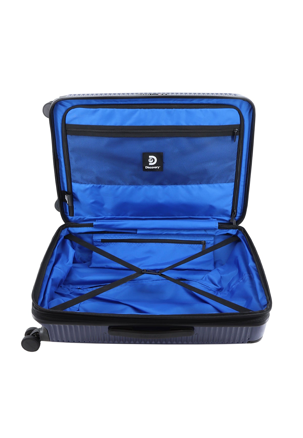 Discovery Crossroad Hartschalenkoffer / Trolley / Reisekoffer Medium | Blau – Produktansicht 9