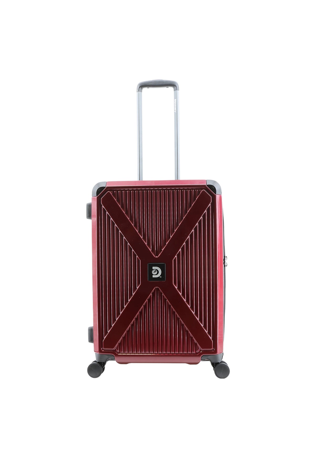 Discovery Crossroad Hartschalen-Kofferset / Trolley-Set / Reisekoffer-Set - (S/M/L) Rot – Produktansicht 3