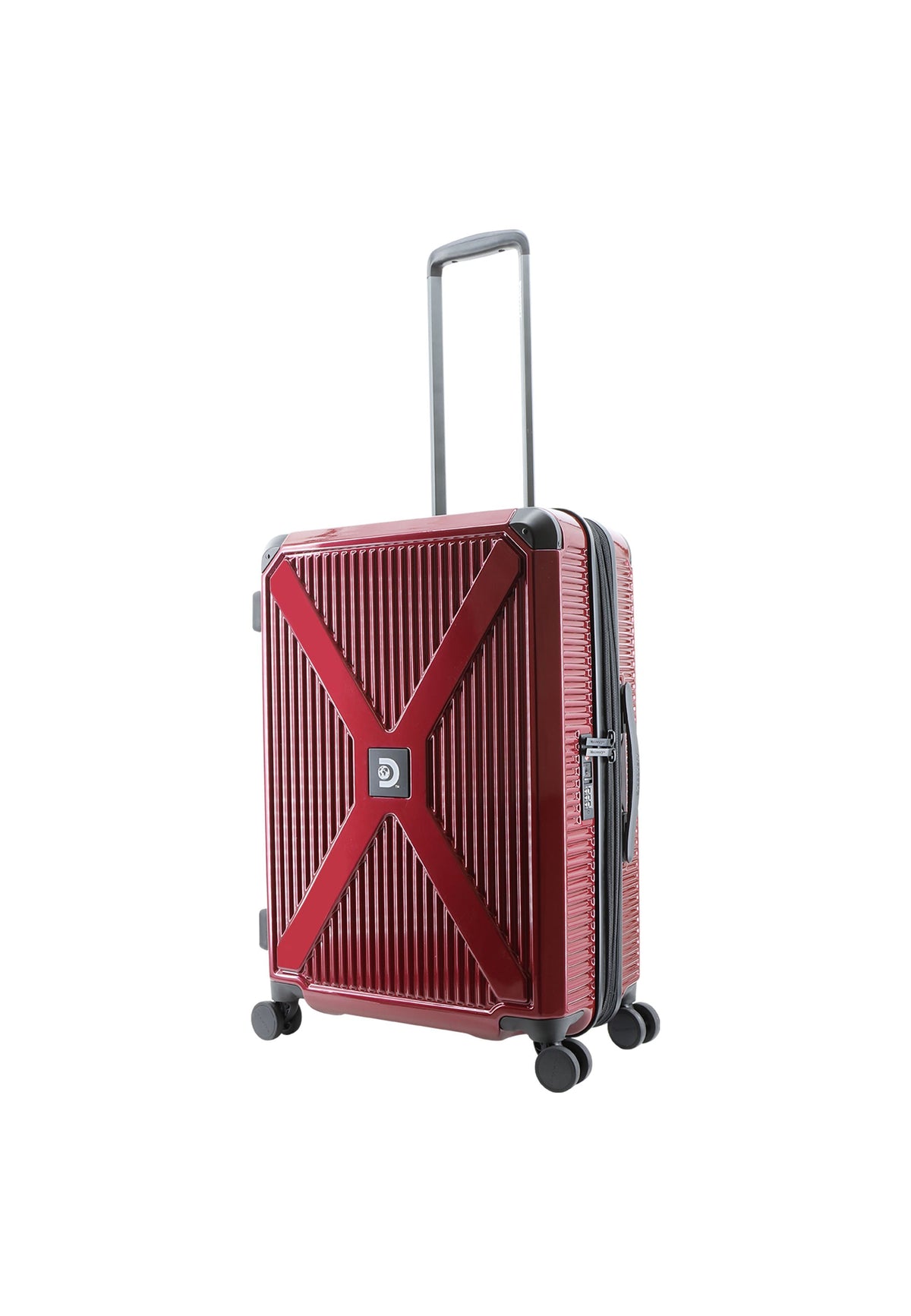 Discovery Crossroad Hartschalenkoffer / Trolley / Reisekoffer Medium | Rot – Produktansicht 1