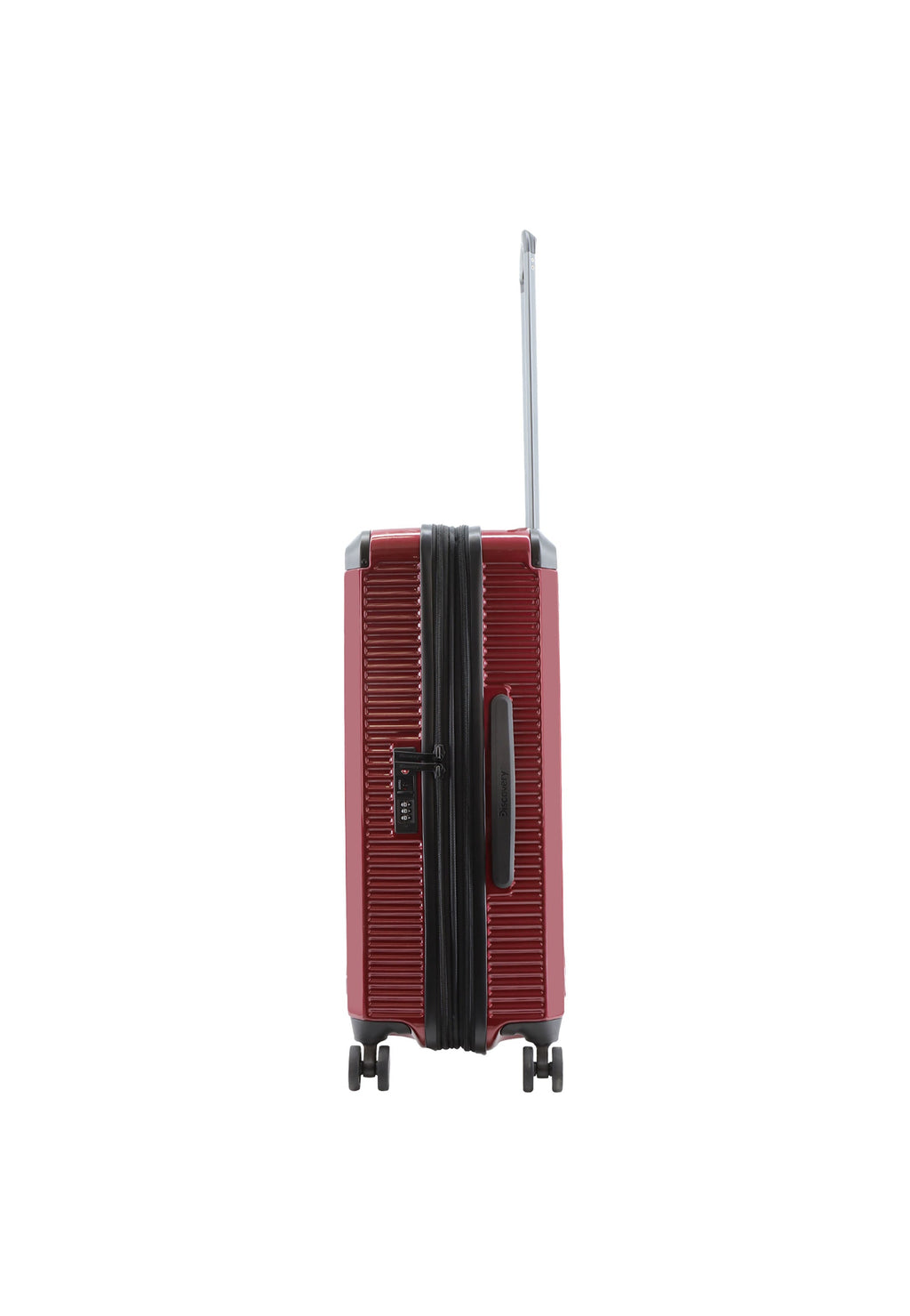 Discovery Crossroad Hartschalenkoffer / Trolley / Reisekoffer Medium | Rot – Produktansicht 3