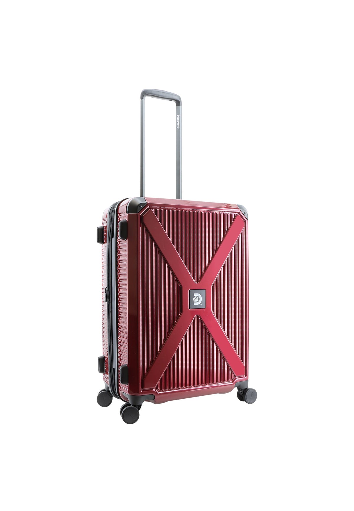 Discovery Crossroad Hartschalenkoffer / Trolley / Reisekoffer Medium | Rot – Produktansicht 6