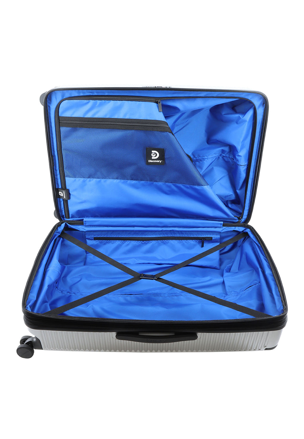 Discovery Crossroad Hartschalenkoffer / Trolley / Reisekoffer Medium | Silber – Produktansicht 10