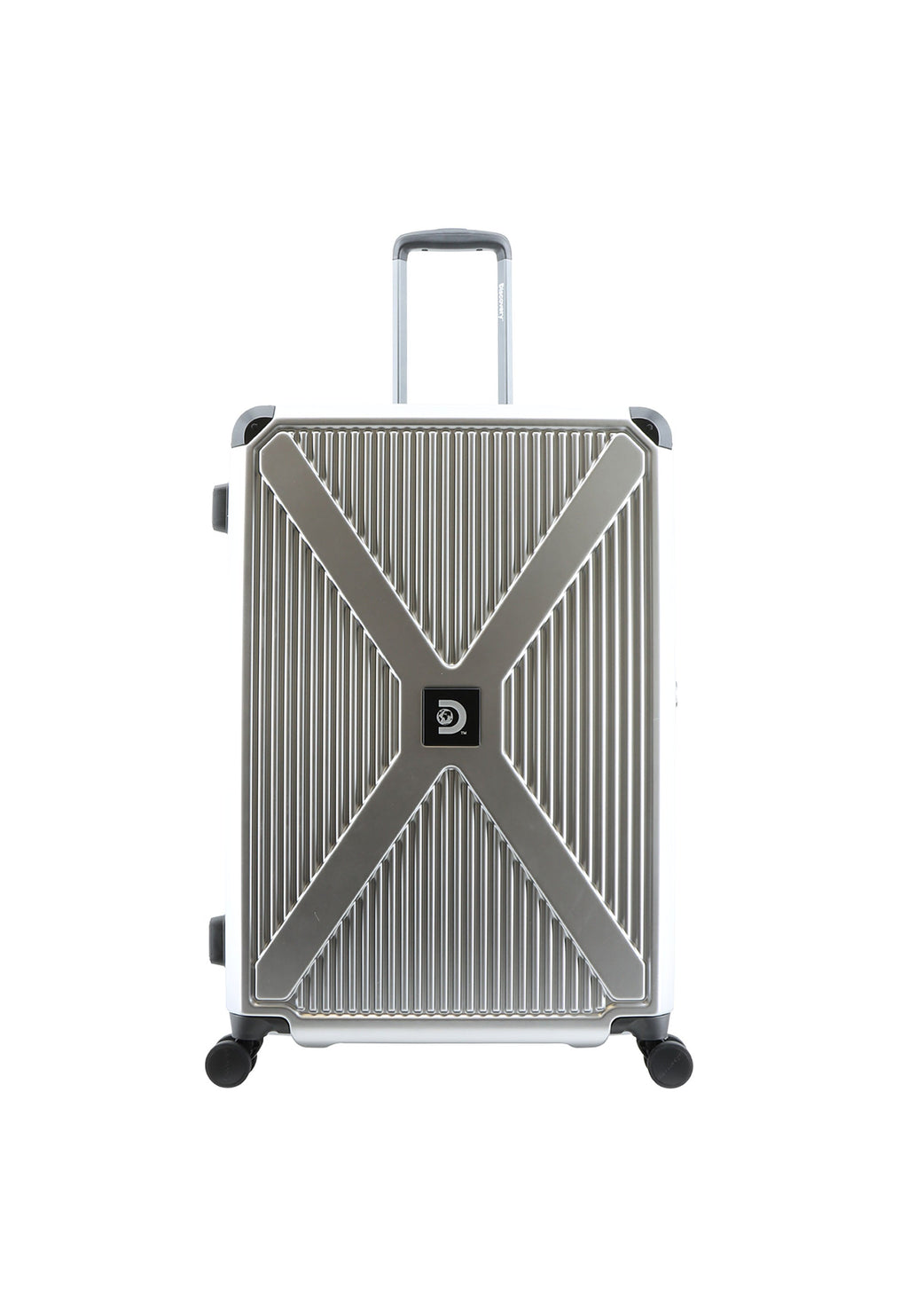 Discovery Crossroad Hartschalenkoffer / Trolley / Reisekoffer Medium | Silber – Produktansicht 2