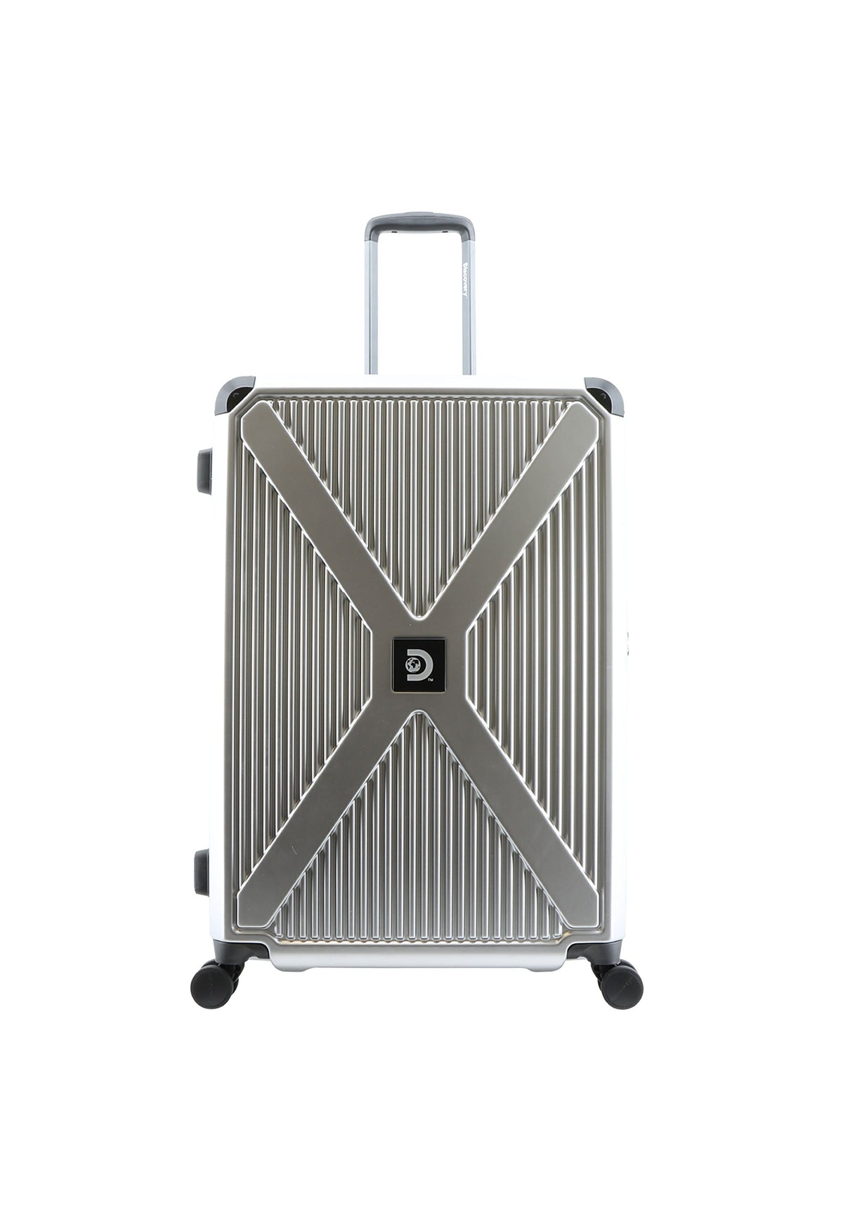 Discovery Crossroad Hartschalen-Kofferset / Trolley-Set / Reisekoffer-Set - (S/M/L) Silber – Produktansicht 3
