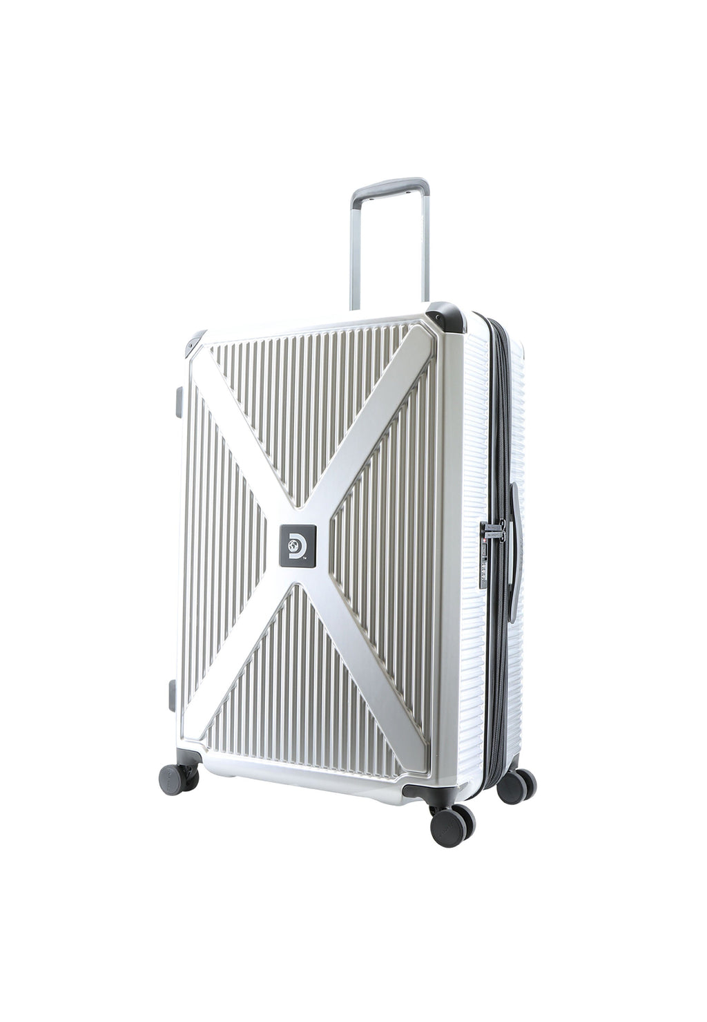Discovery Crossroad Hartschalenkoffer / Trolley / Reisekoffer Medium | Silber – Produktansicht 1