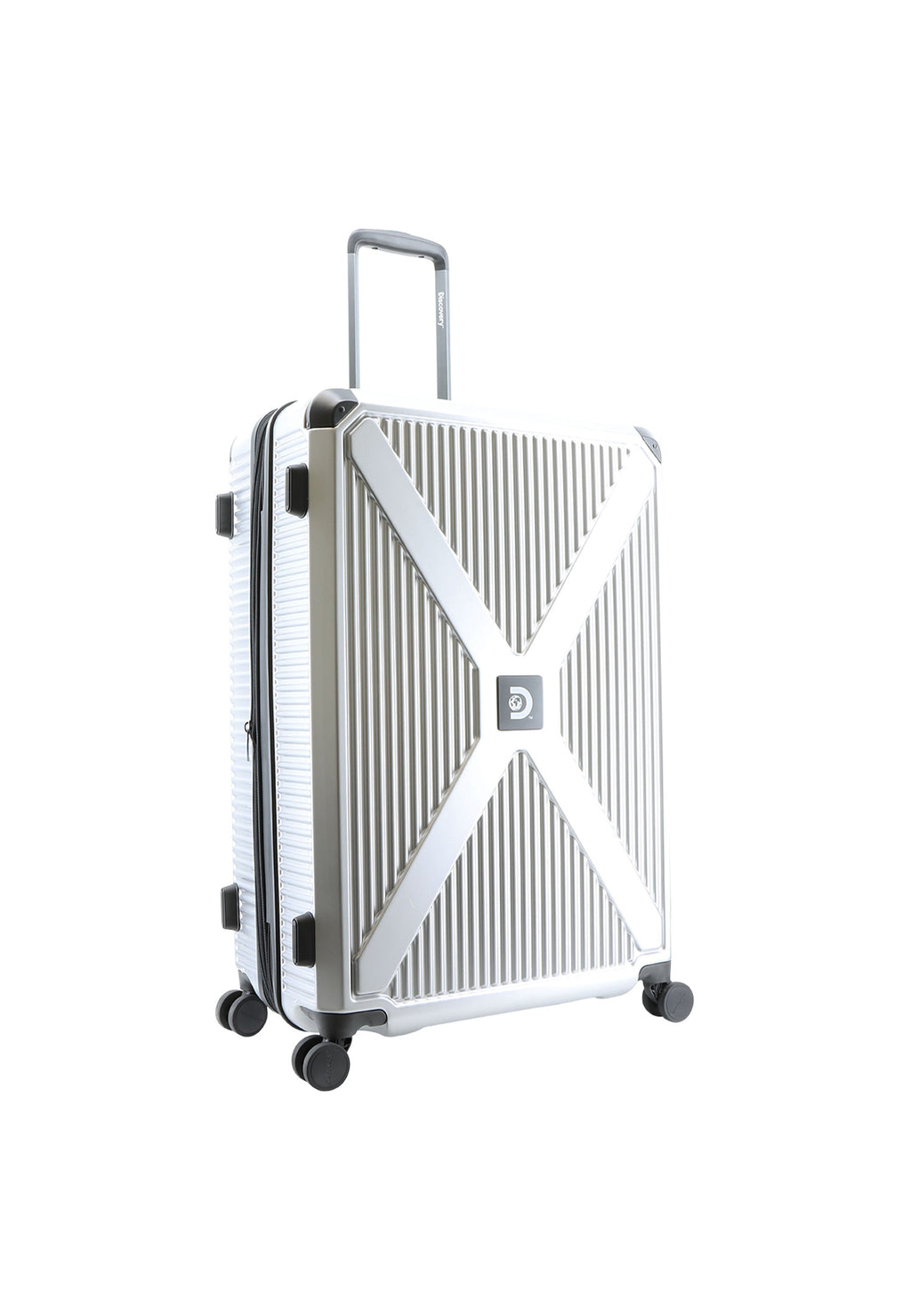 Discovery Crossroad Hartschalenkoffer / Trolley / Reisekoffer Medium | Silber – Produktansicht 6