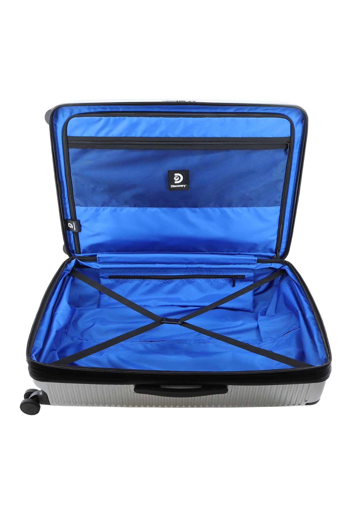 Discovery Crossroad Hartschalenkoffer / Trolley / Reisekoffer Medium | Silber – Produktansicht 9