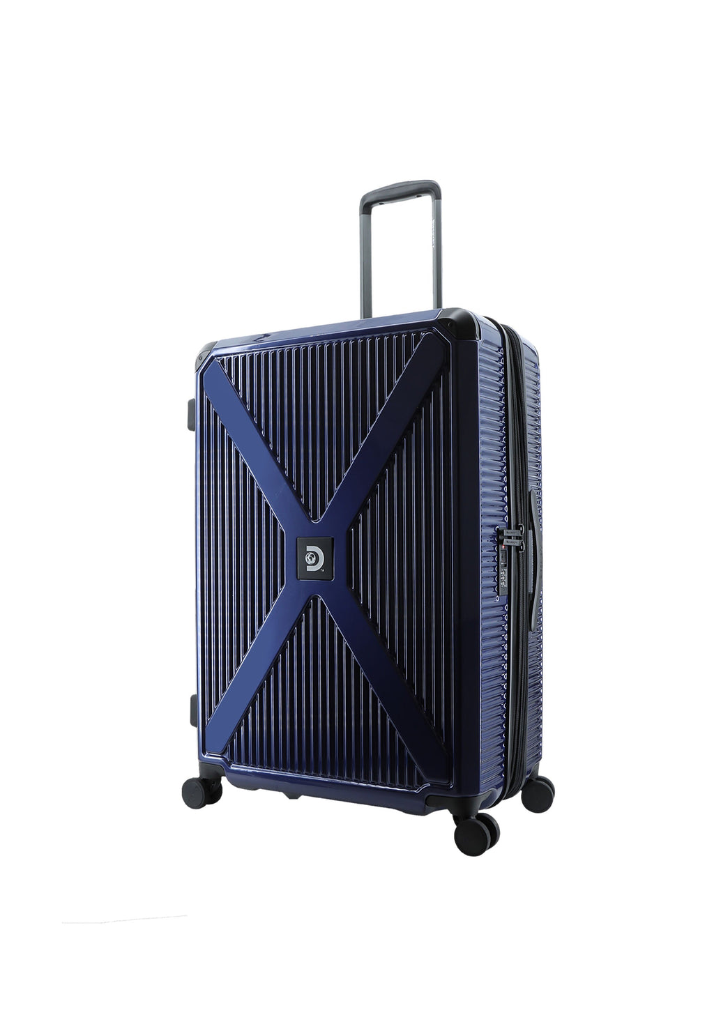 Discovery Crossroad Polycarbonat-Reisekoffer L- Blau - 132 Liter – Produktansicht 1