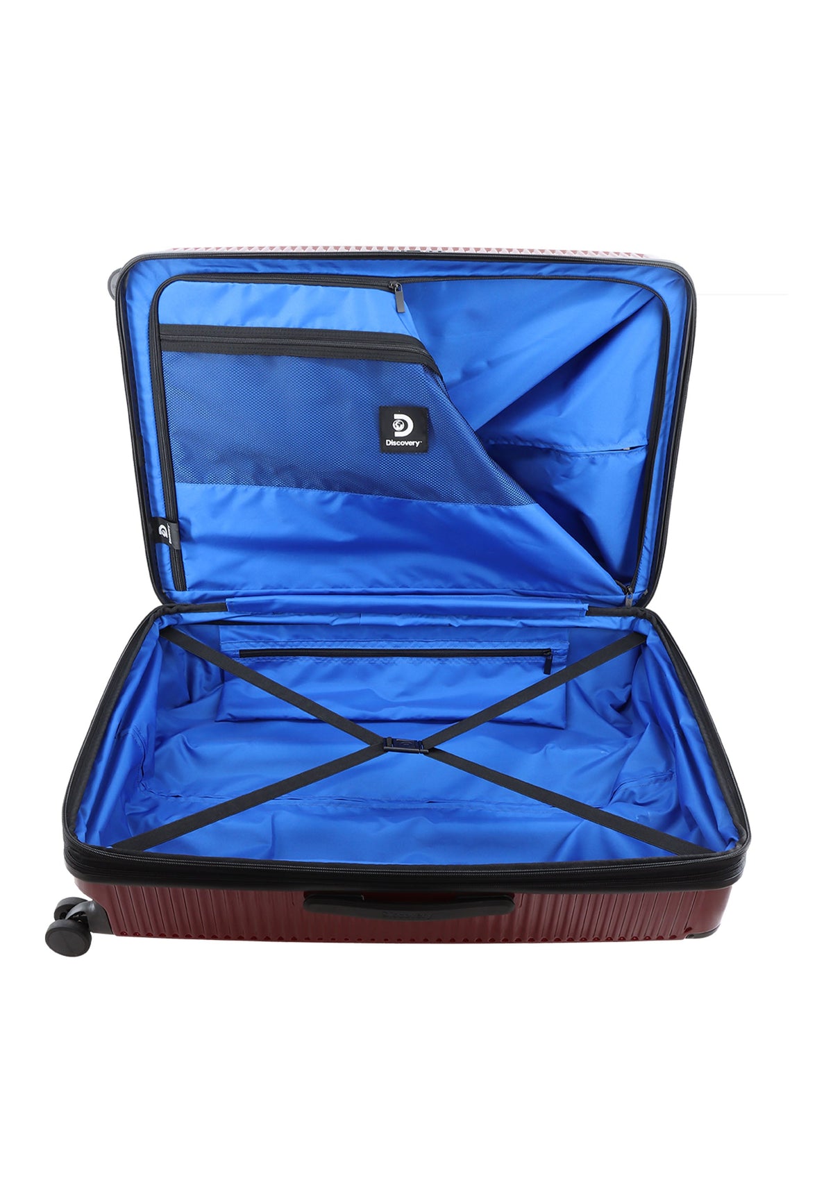 Discovery Crossroad Polycarbonat-Koffer / Reisekoffer L - Rot - 132 Liter – Produktansicht 10