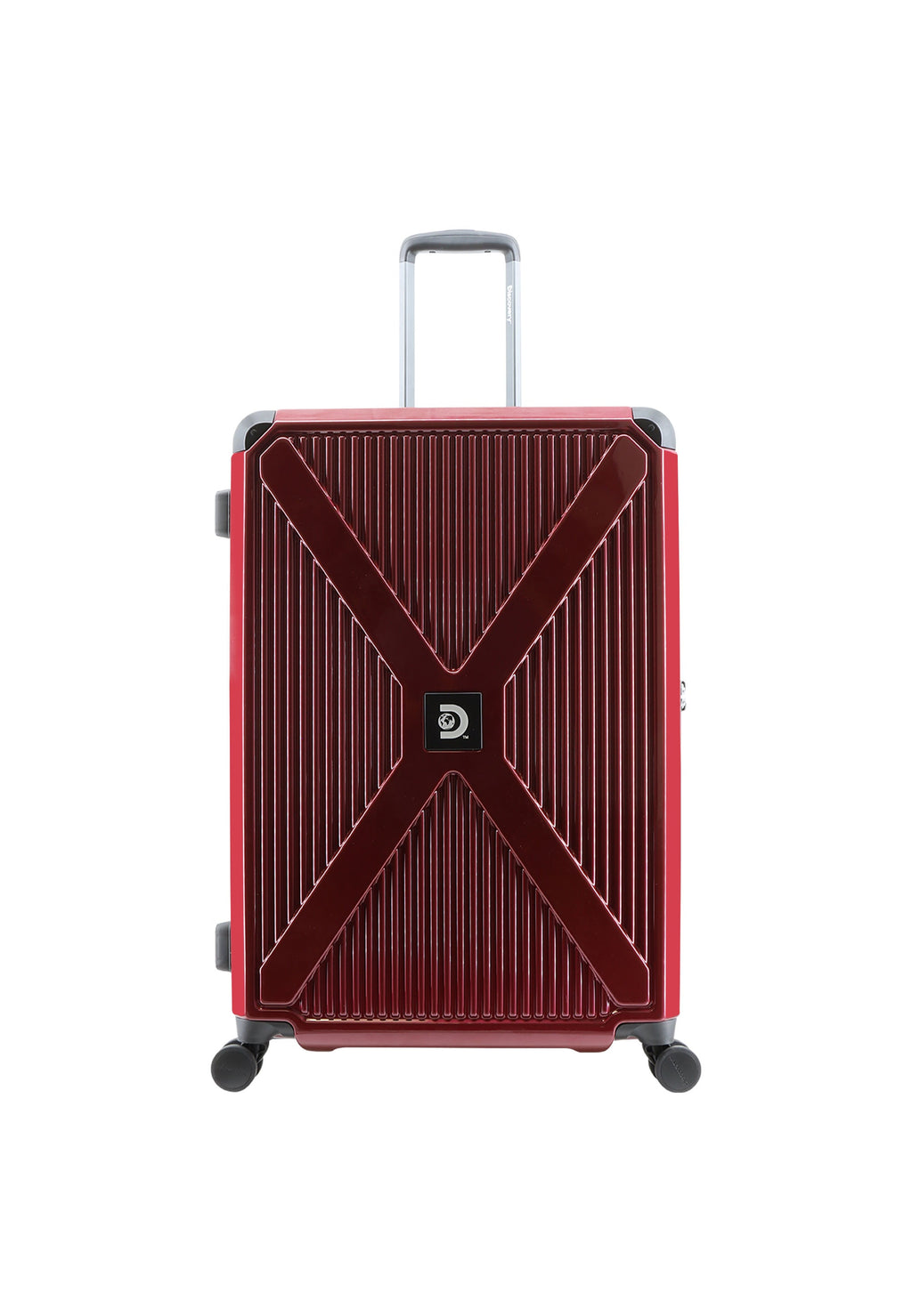 Discovery Crossroad Hartschalen-Kofferset / Trolley-Set / Reisekoffer-Set - (S/M/L) Rot – Produktansicht 4