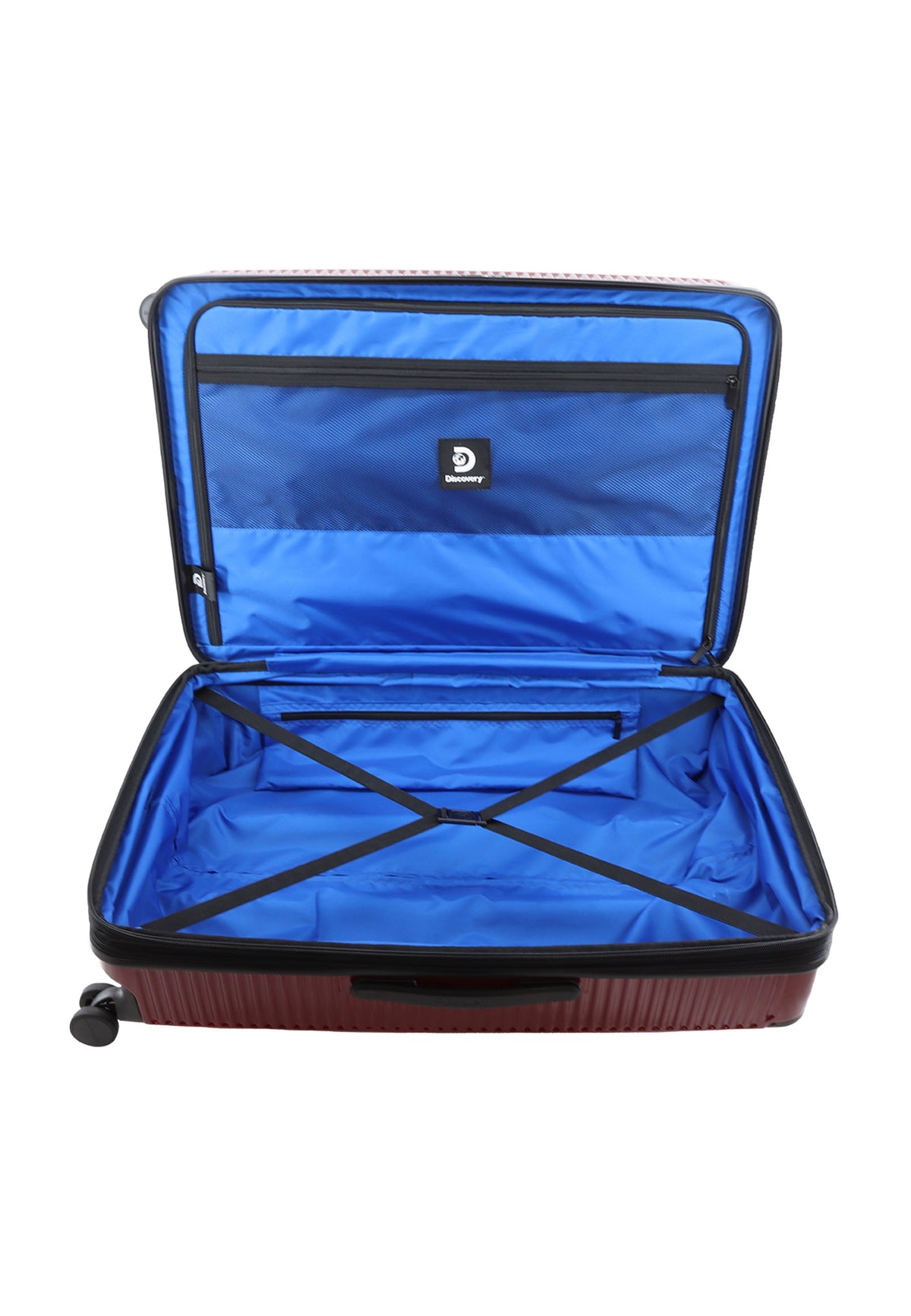 Discovery Crossroad Hartschalen-Kofferset / Trolley-Set / Reisekoffer-Set - (S/M/L) Rot – Produktansicht 8