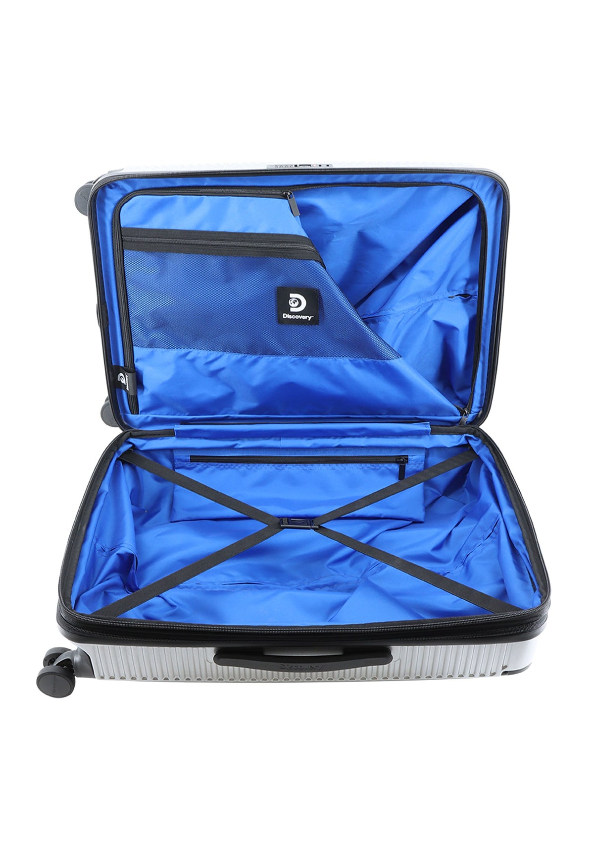 Discovery Crossroad Polycarbonat-Koffer / Reisekoffer Large - Silber - 132 Liter – Produktansicht 10