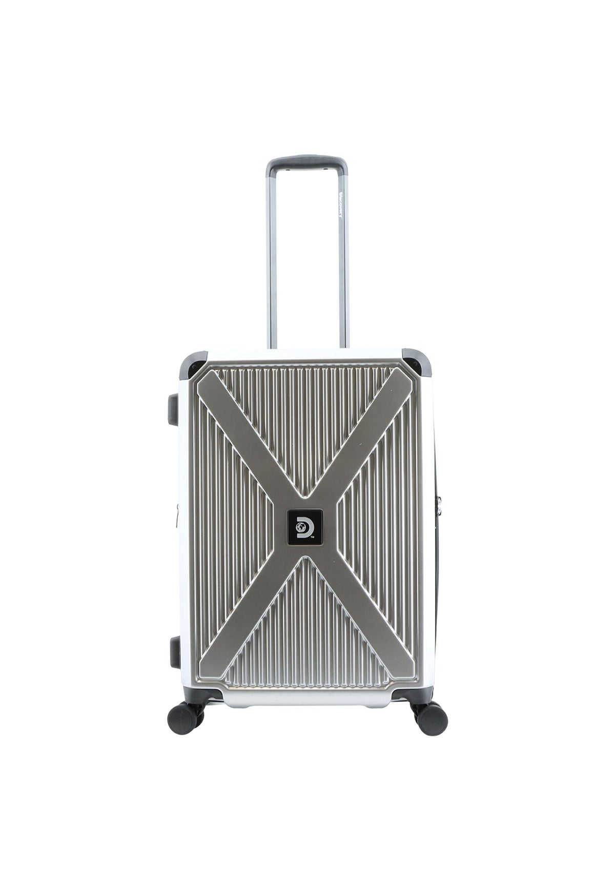 Discovery Crossroad Hartschalen-Kofferset / Trolley-Set / Reisekoffer-Set - (S/M/L) Silber – Produktansicht 4