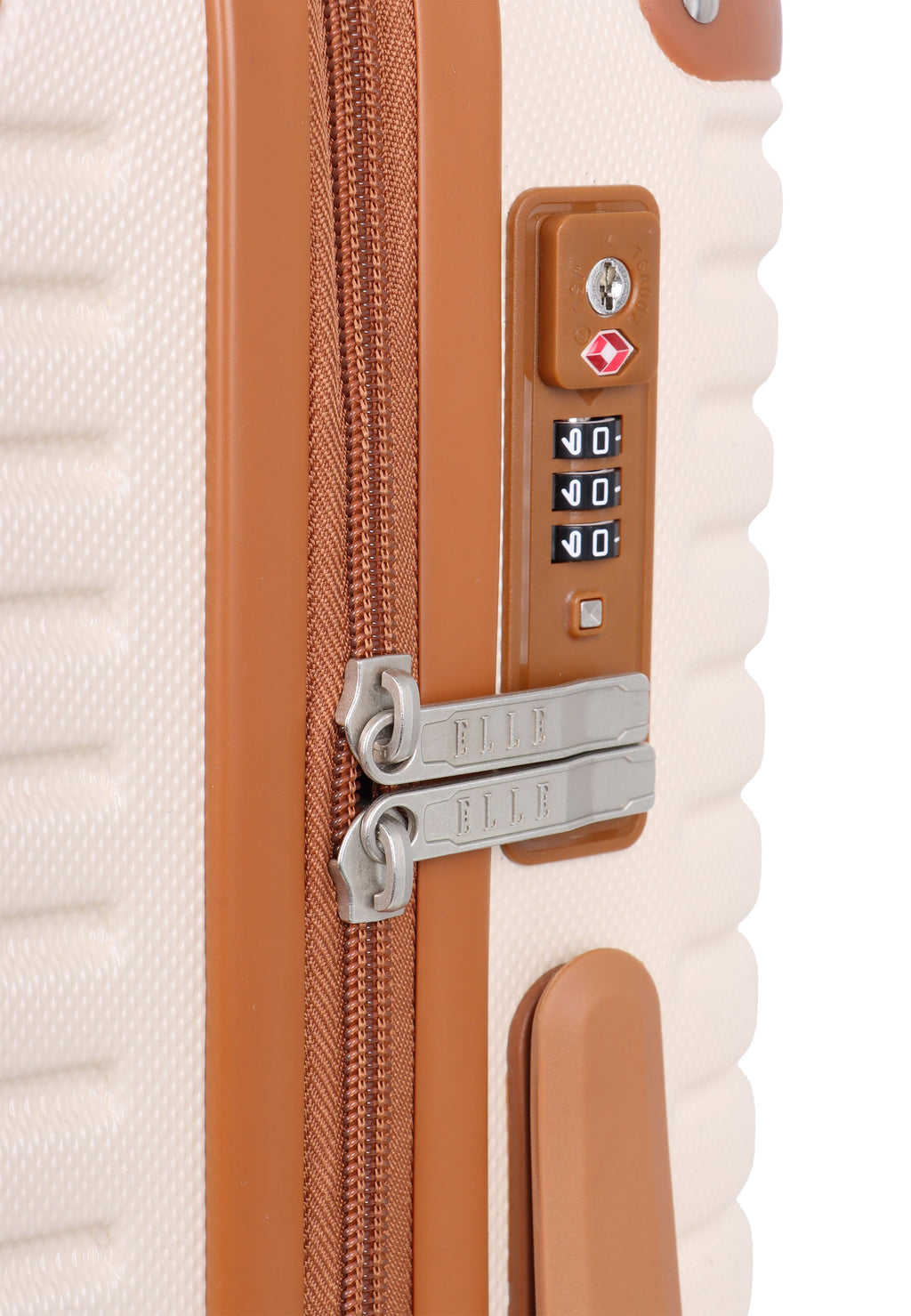 ELLE Glam Hartschalen-Handgepäckkoffer 57 cm - Small - Crème – Produktansicht 12