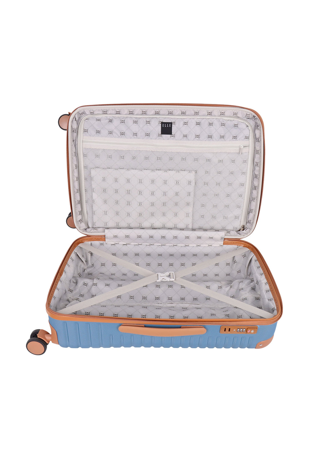 ELLE Glam Hartschalenkoffer 67 cm - Medium - Blau – Produktansicht 11