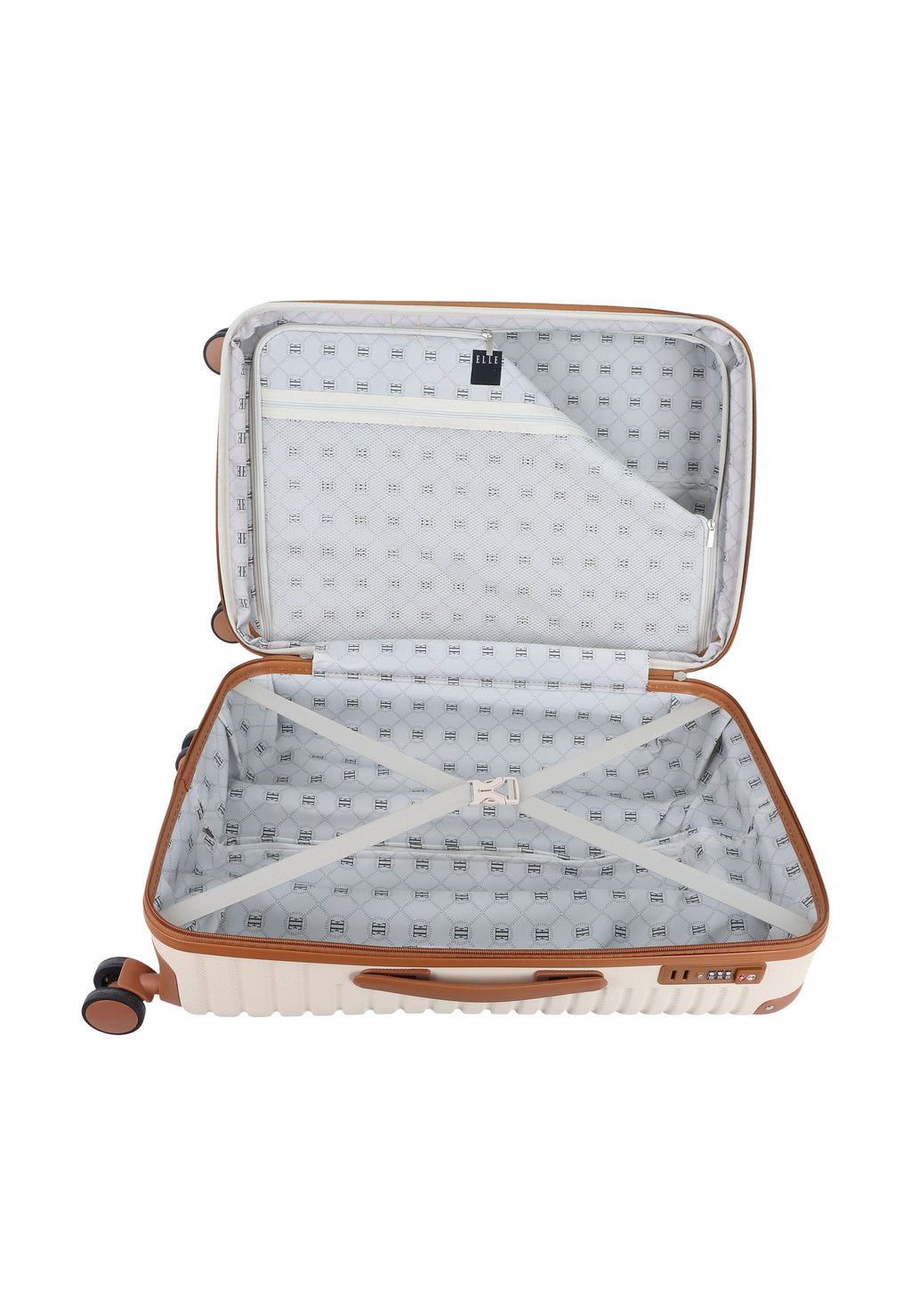 ELLE Glam Hartschalenkoffer 67 cm - Medium - Crème – Produktansicht 10