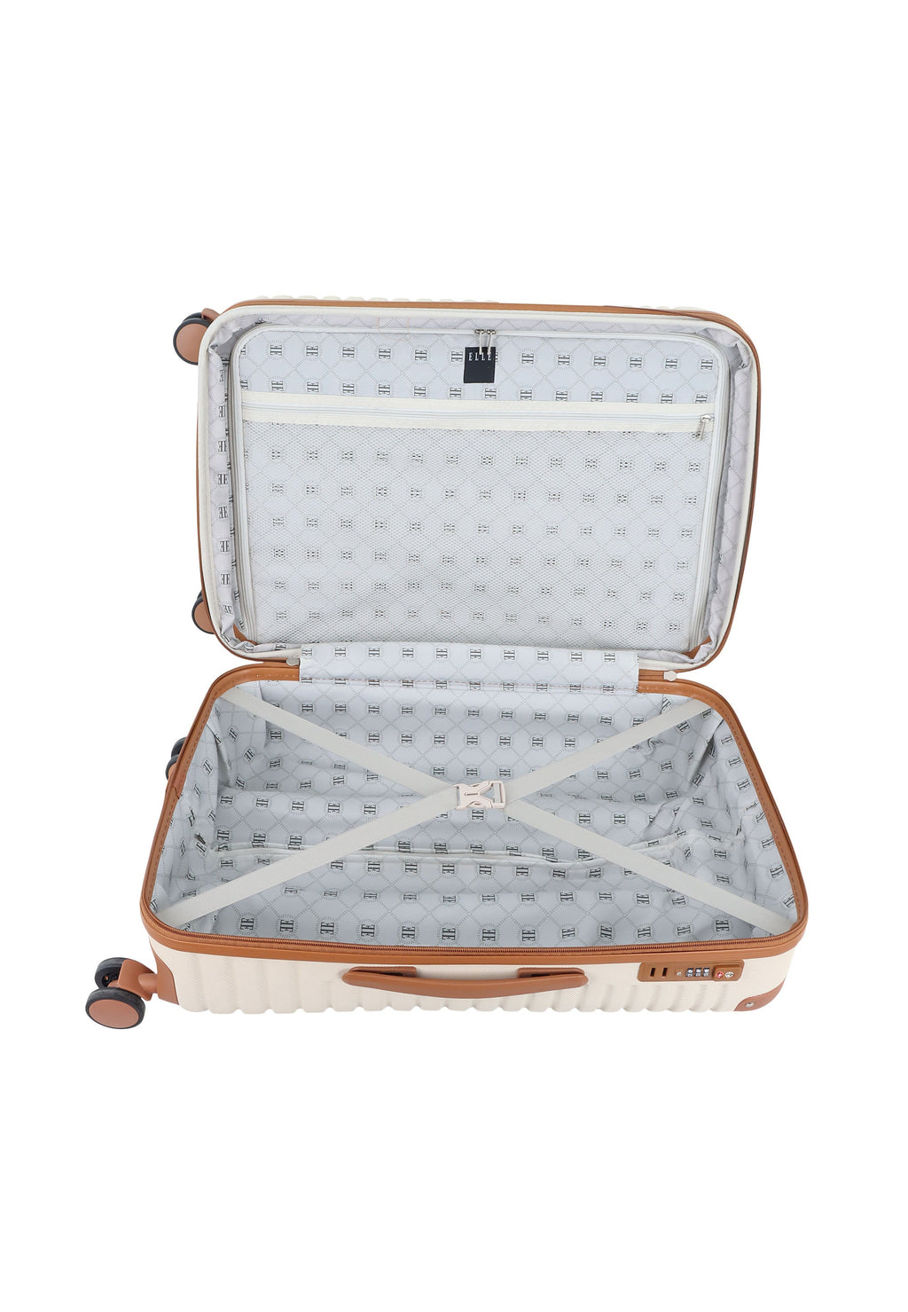 ELLE Glam Hartschalenkoffer 67 cm - Medium - Crème – Produktansicht 9
