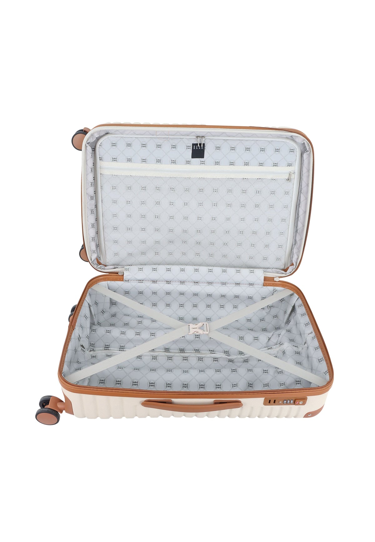 ELLE Glam Hartschalenkoffer 67 cm - Medium - Crème – Produktansicht 9