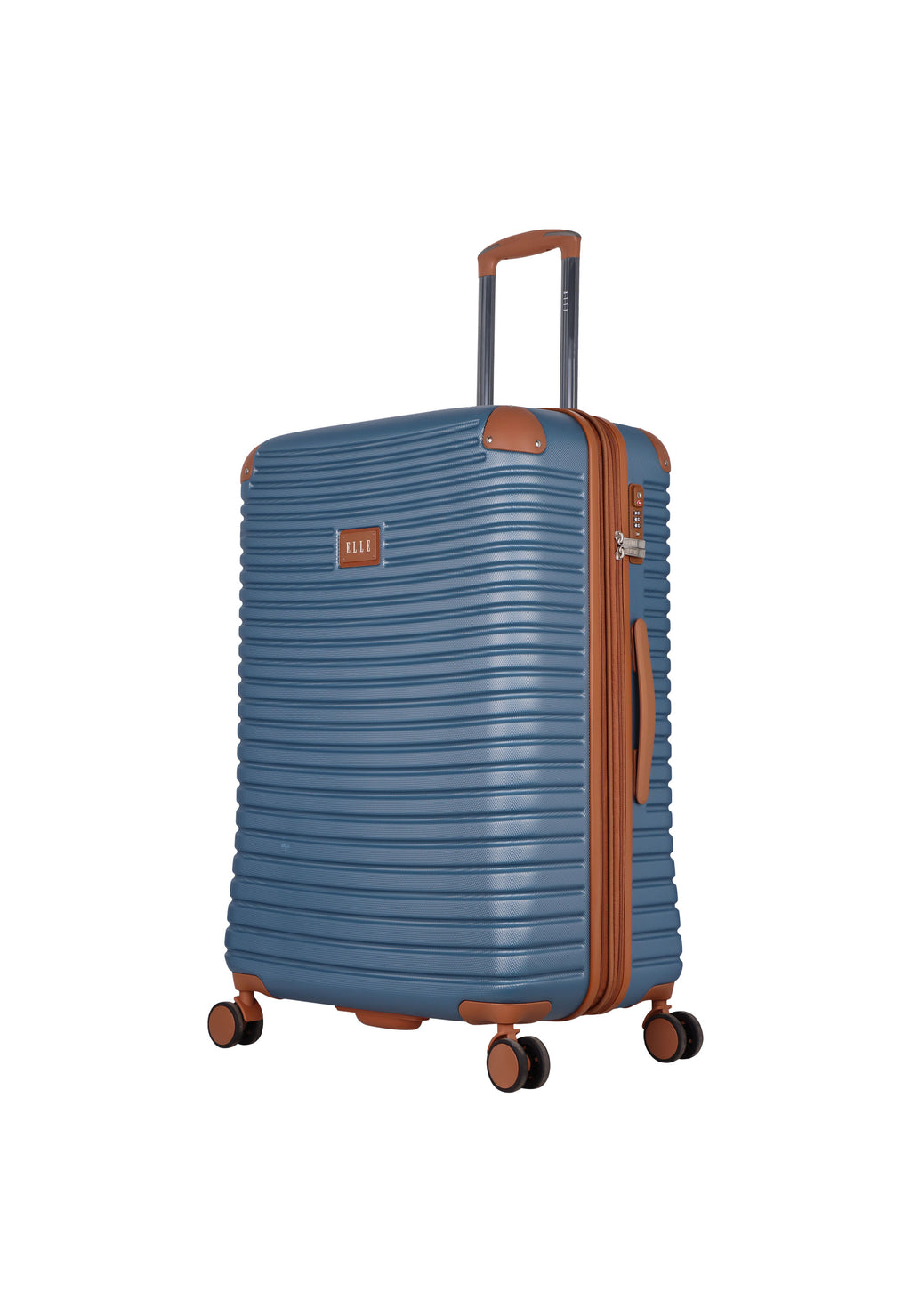 ELLE Glam Hartschalenkoffer / Trolley / Reisekoffer Blau