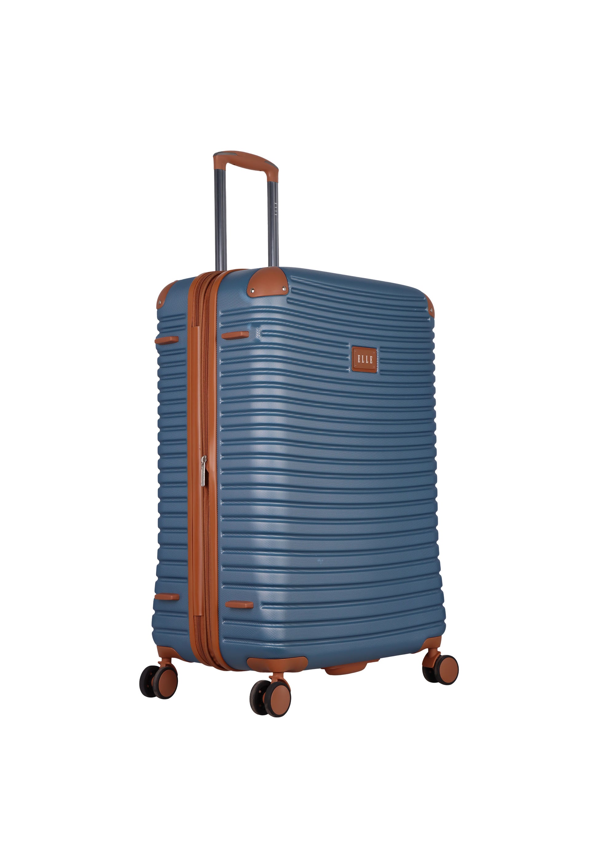 ELLE Glam Hartschalenkoffer / Trolley / Reisekoffer Blau