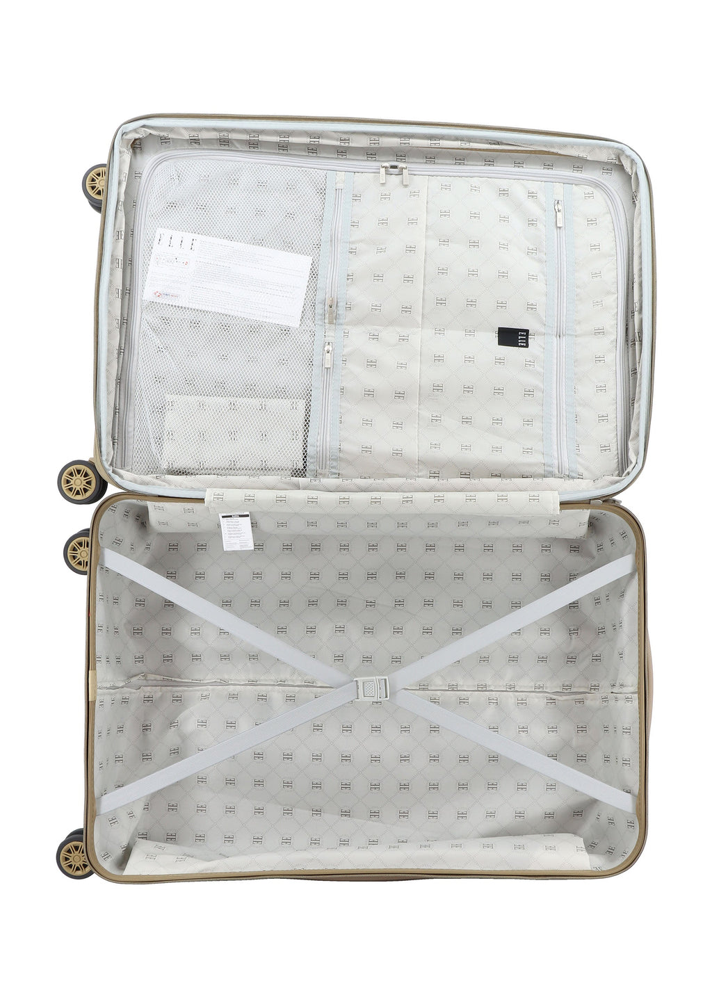 ELLE Chic Hartschalen-Kofferset 3-teilig S/M/L Gold – Produktansicht 8