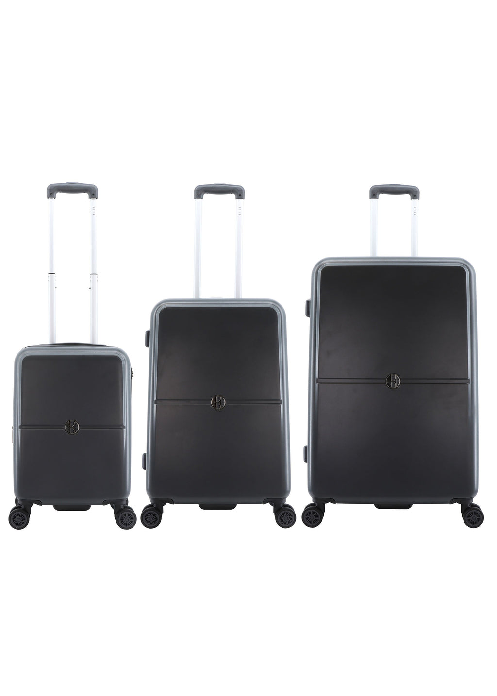 ELLE Chic Hartschalen-Kofferset 3-teilig S/M/L Anthrazit – Produktansicht 1