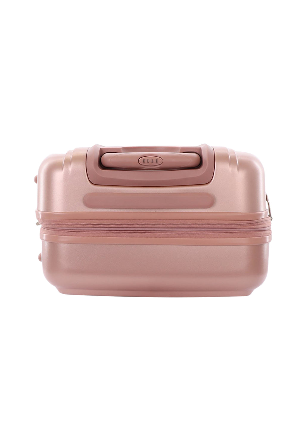 ELLE - Chic Hartschalenkoffer / Trolley / Reisekoffer - 65 cm - (Medium) - Roségold