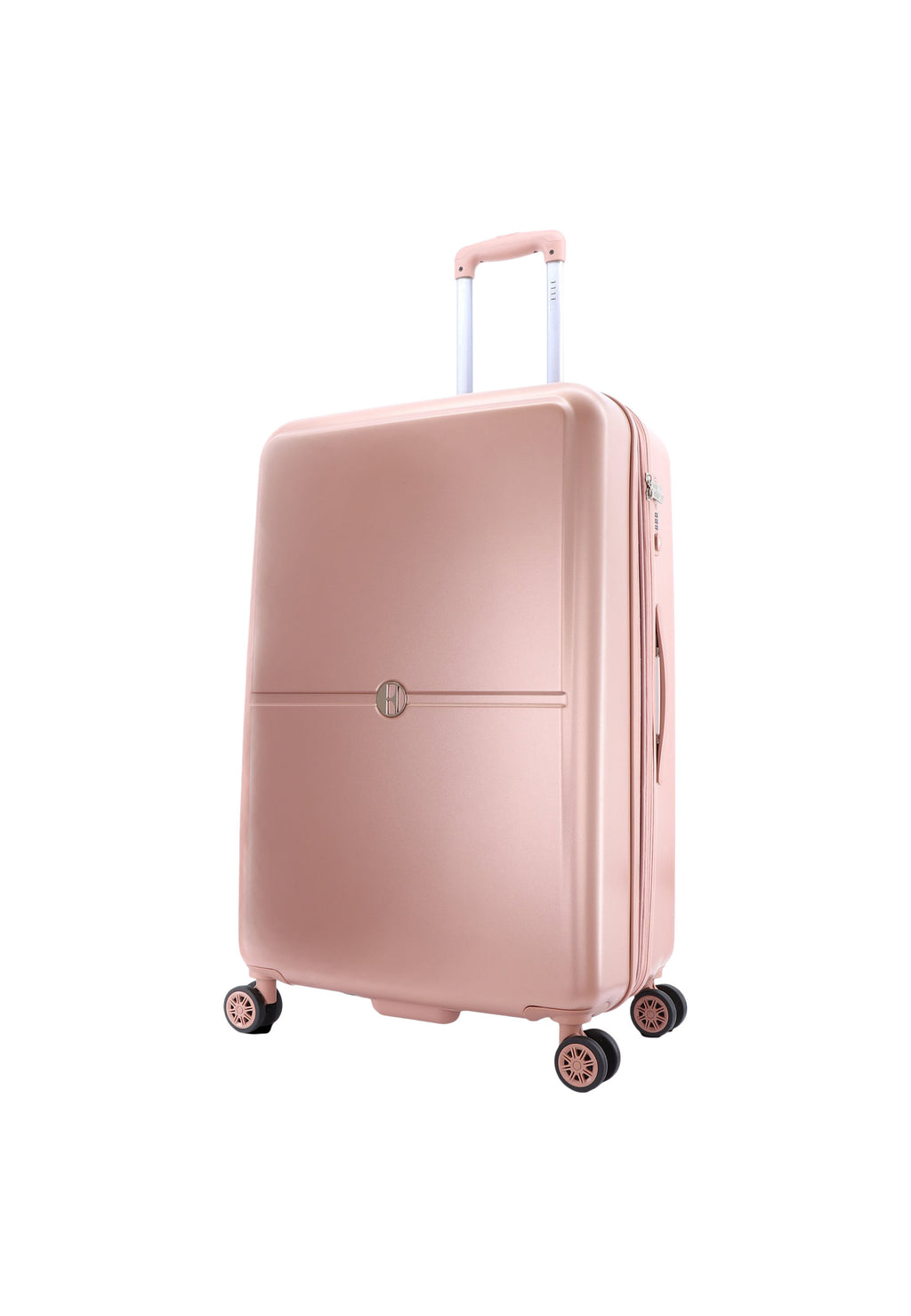 ELLE - Chic Hartschalenkoffer / Trolley / Reisekoffer - 75 cm - (Large) - Roségold