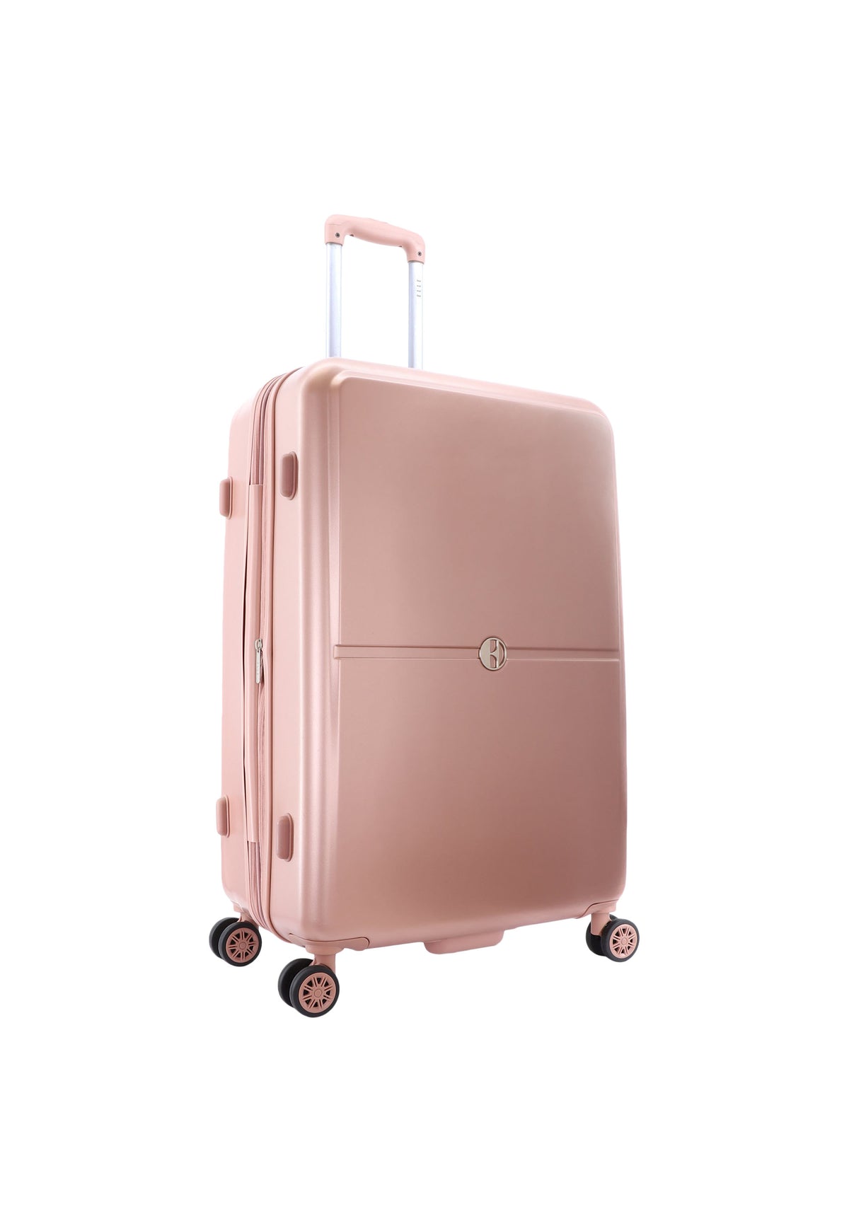 ELLE - Chic Hartschalenkoffer / Trolley / Reisekoffer - 75 cm - (Large) - Roségold