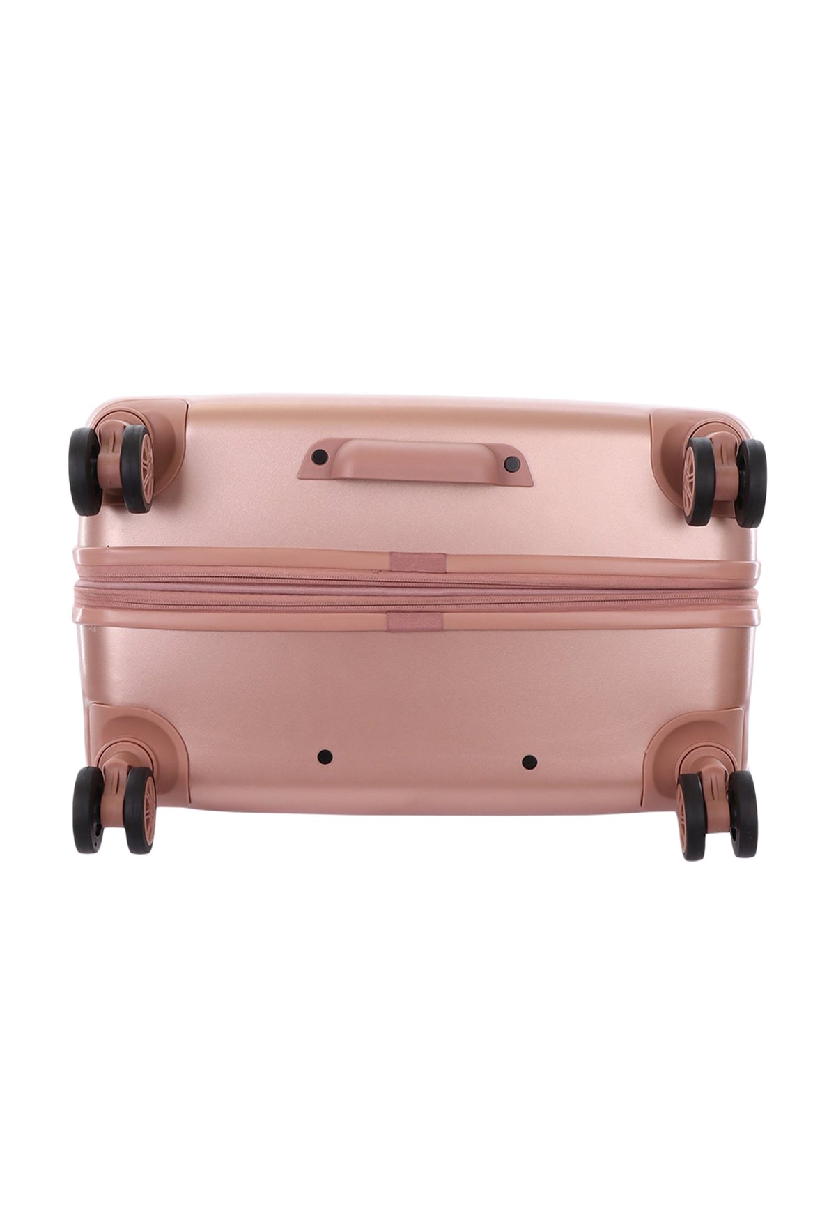 ELLE - Chic Hartschalen-Kofferset / Trolley-Set / Reisekofferset - (S/M/L) Roségold