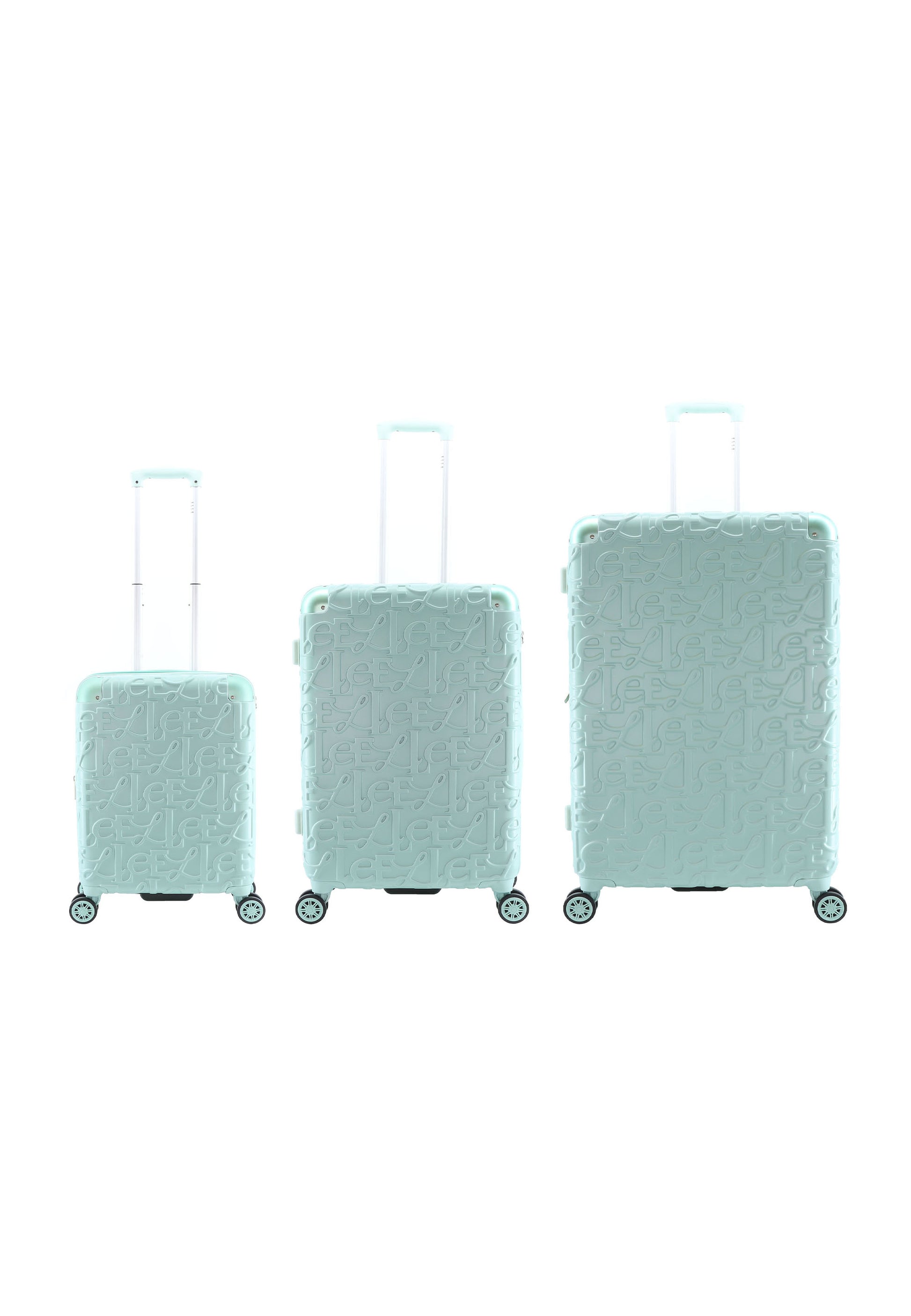 ELLE - Alors Hartschalen-Kofferset / Trolley-Set / Reisekofferset - (S/M/L) Minzgrün