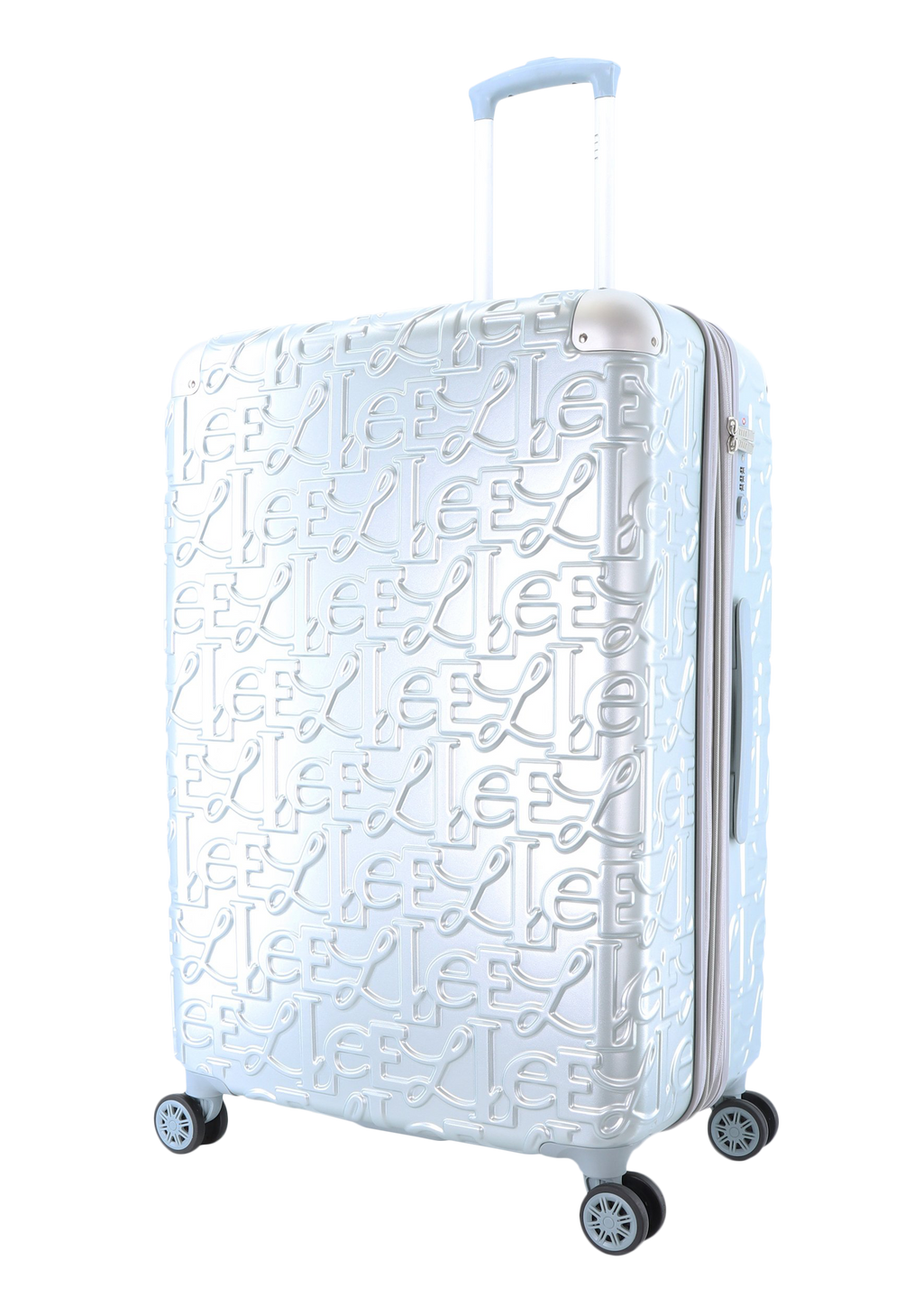 ELLE - Alors Hartschalen-Kofferset / Trolley-Set / Reisekofferset - (S/M/L) Silber