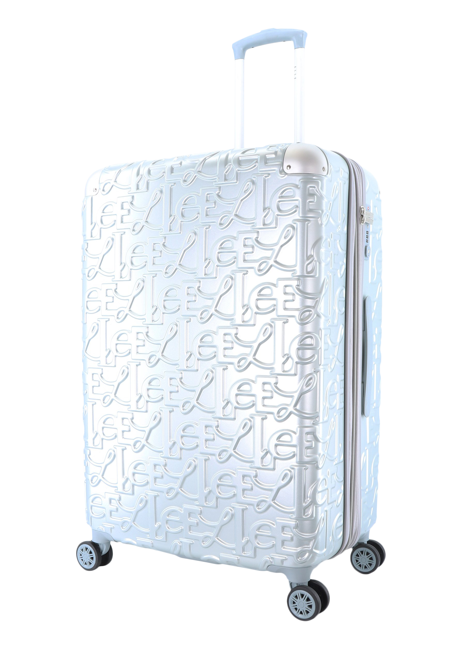 ELLE - Alors Hartschalen-Kofferset / Trolley-Set / Reisekofferset - (S/M/L) Silber