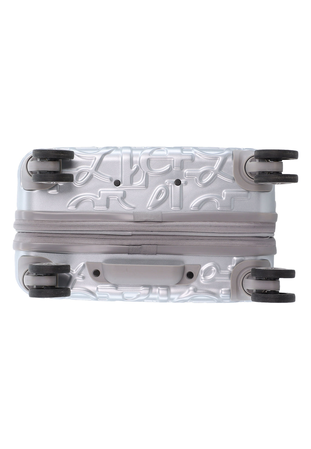 ELLE - Alors Handgepäck Hartschalenkoffer / Trolley / Reisekoffer - 49 cm - (Small) - Silber