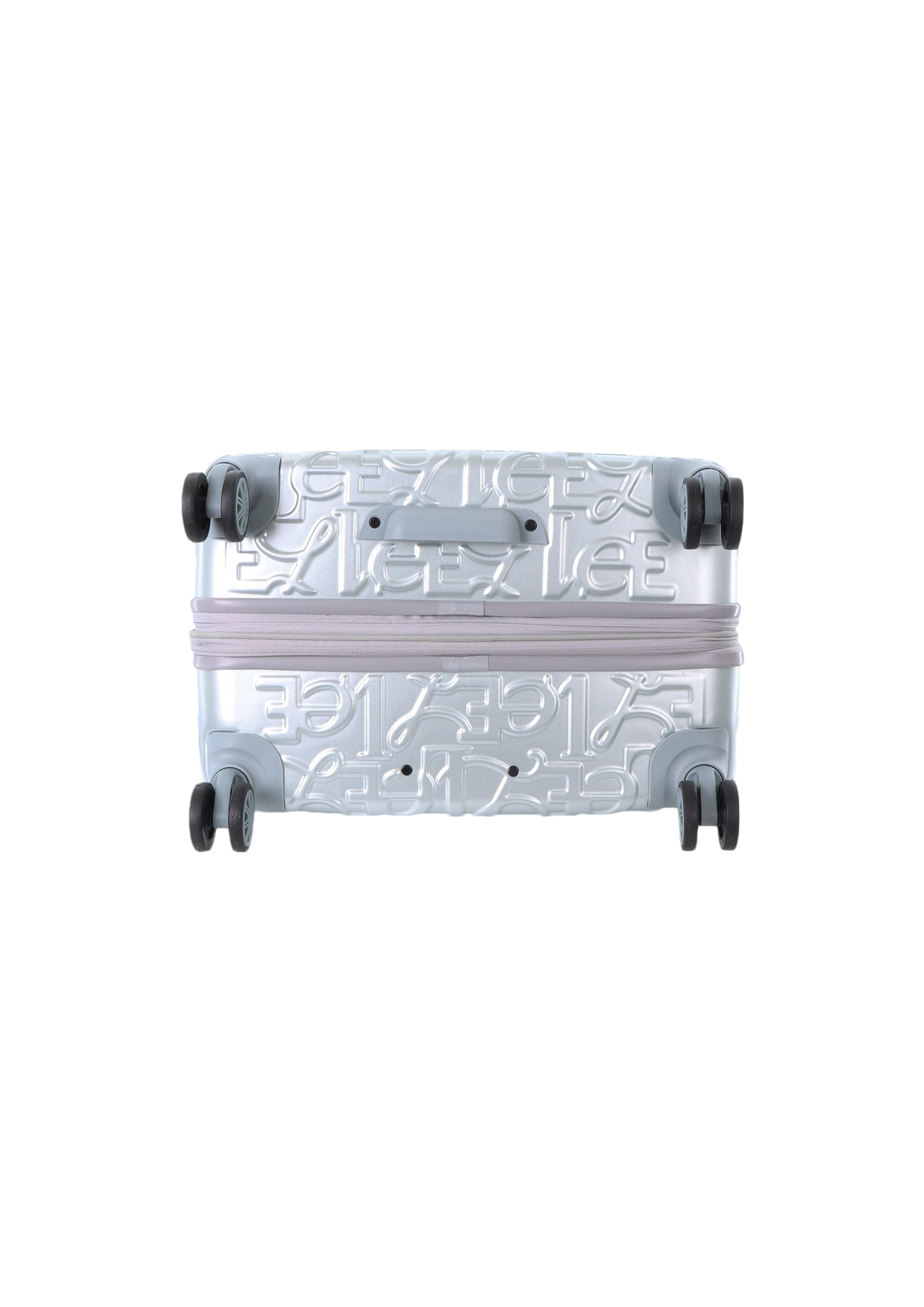 ELLE - Alors Hartschalen-Kofferset / Trolley-Set / Reisekofferset - (S/M/L) Silber