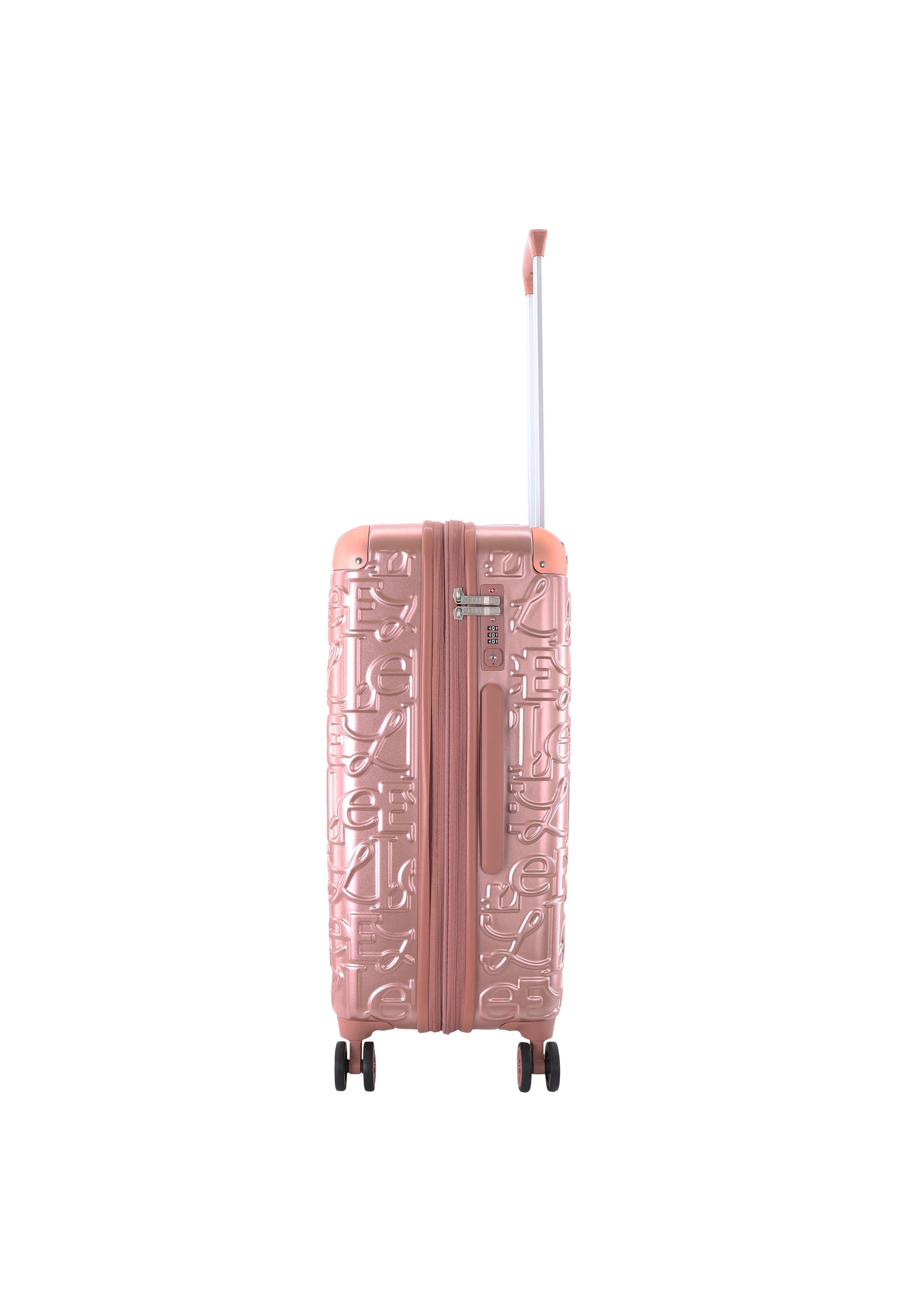 ELLE - Alors Hartschalenkoffer / Trolley / Reisekoffer - 60 cm - (Medium) - Roségold