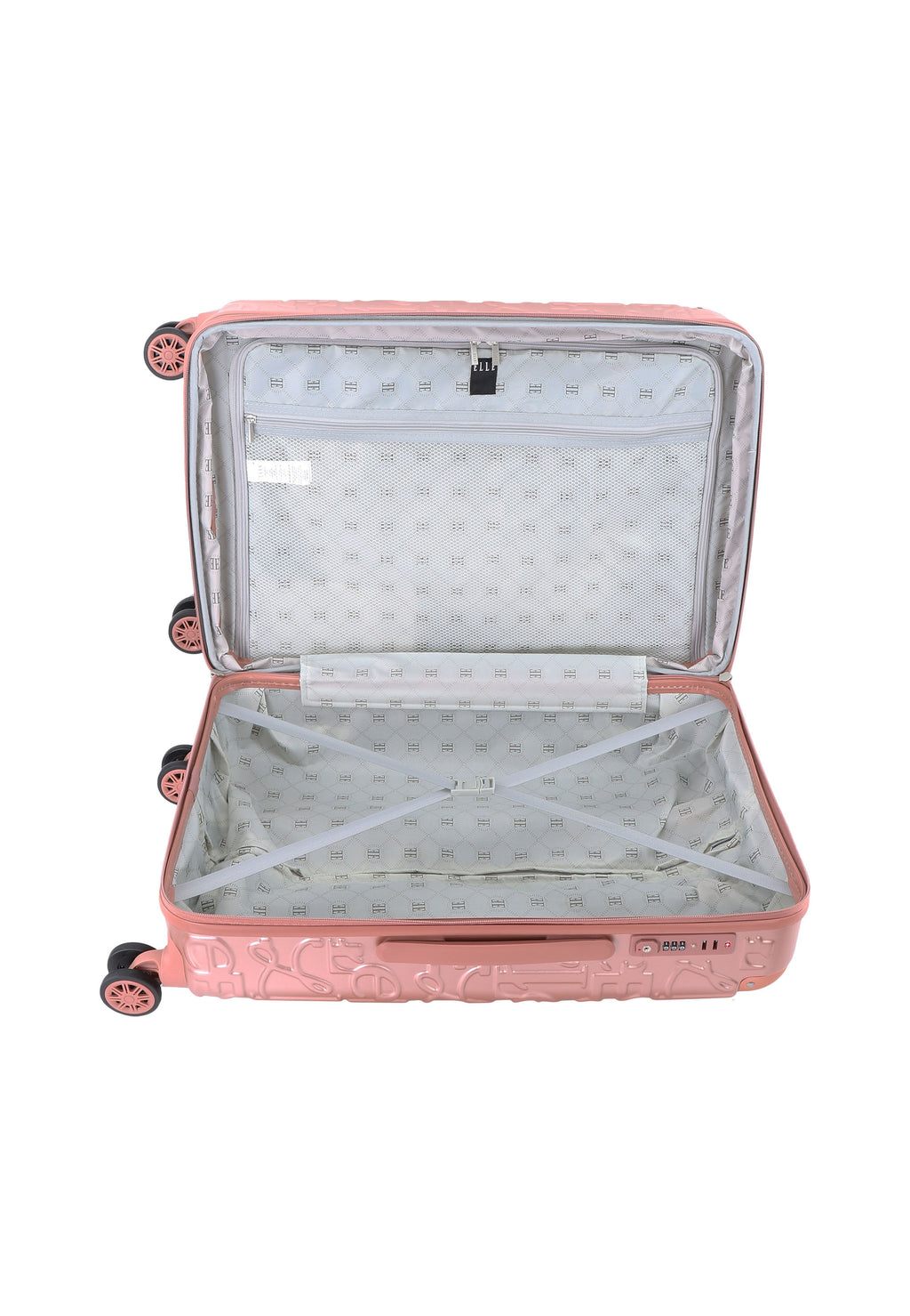 ELLE - Alors Hartschalenkoffer / Trolley / Reisekoffer - 60 cm - (Medium) - Roségold