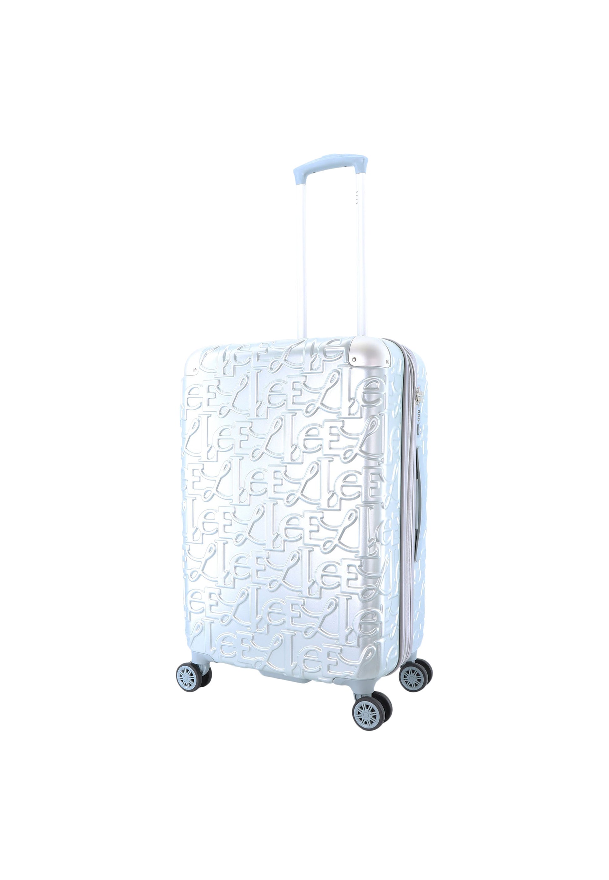 ELLE - Alors Hartschalenkoffer / Trolley / Reisekoffer - 60 cm - (Medium) - Silber